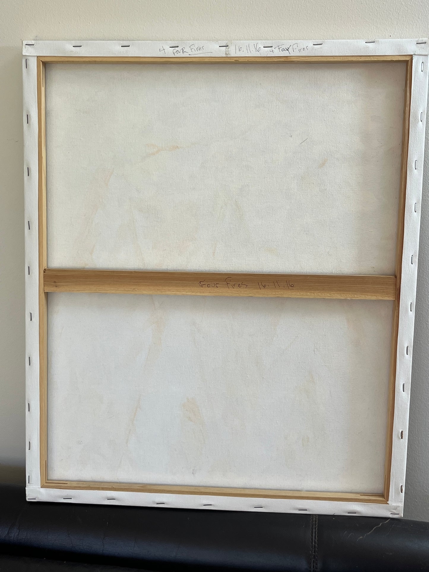 'Four Fires' - Acrylic on Canvas - by Jorandi Kisiku Joseph Randolph Bowers