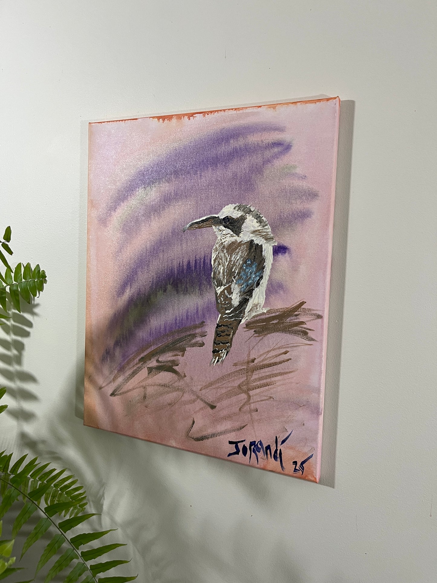 'Kookaburra Medicine' - Acrylic on Canvas - Jorandi Kisiku Joseph Randolph Bowers
