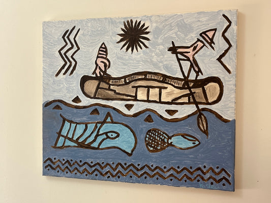 'North Star' - Acrylic on Canvas - Jorandi Kisiku Joseph Randolph Bowers