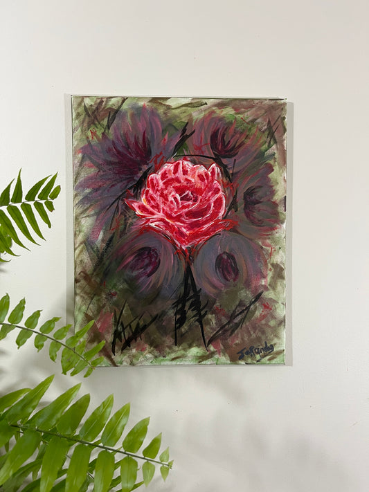 'Bishop's Rose' - Acrylic on Canvas - Jorandi Kisiku Joseph Randolph Bowers