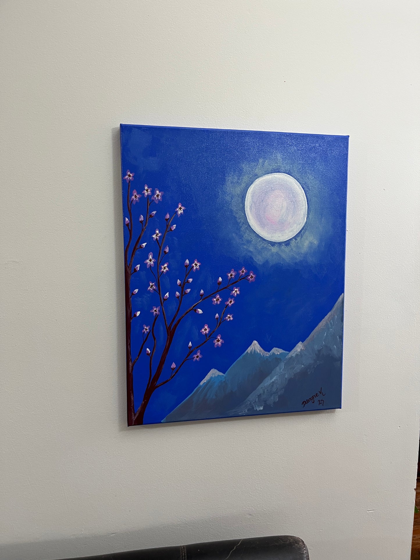 'Blossom' - Acrylic on Canvas - by Dwayne Wannamarra Wyndier Andrew Kennedy