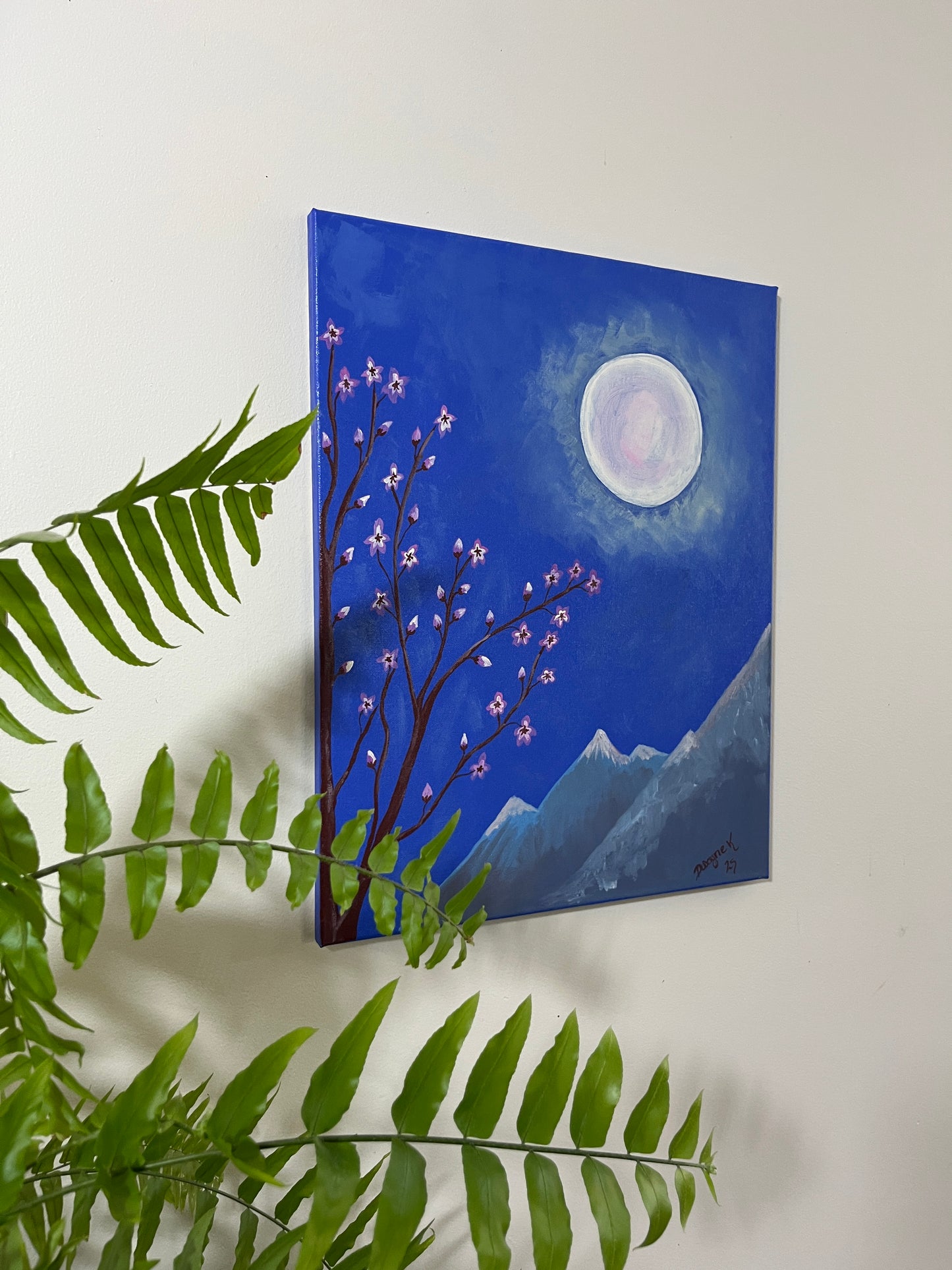 'Blossom' - Acrylic on Canvas - by Dwayne Wannamarra Wyndier Andrew Kennedy