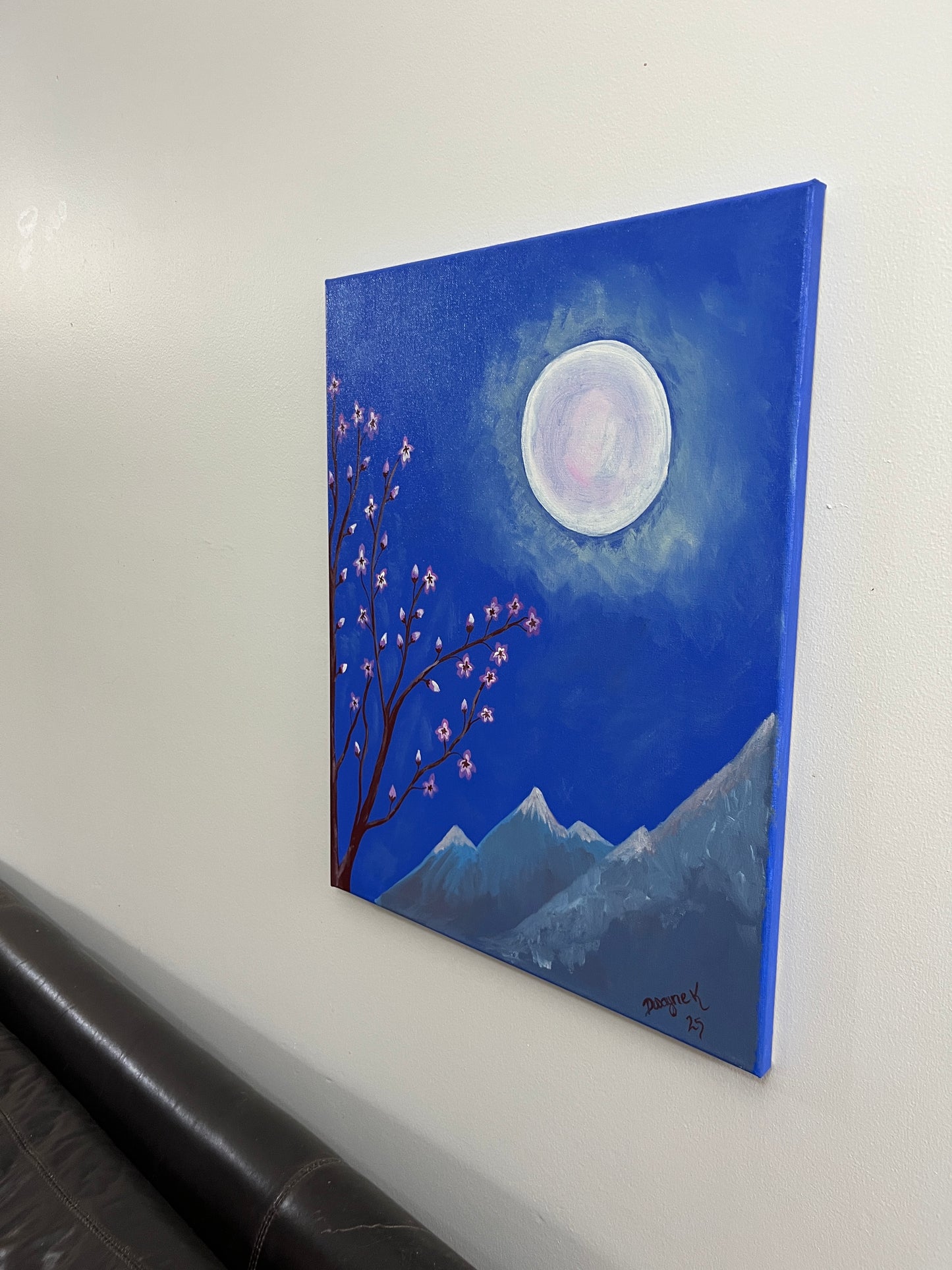 'Blossom' - Acrylic on Canvas - by Dwayne Wannamarra Wyndier Andrew Kennedy