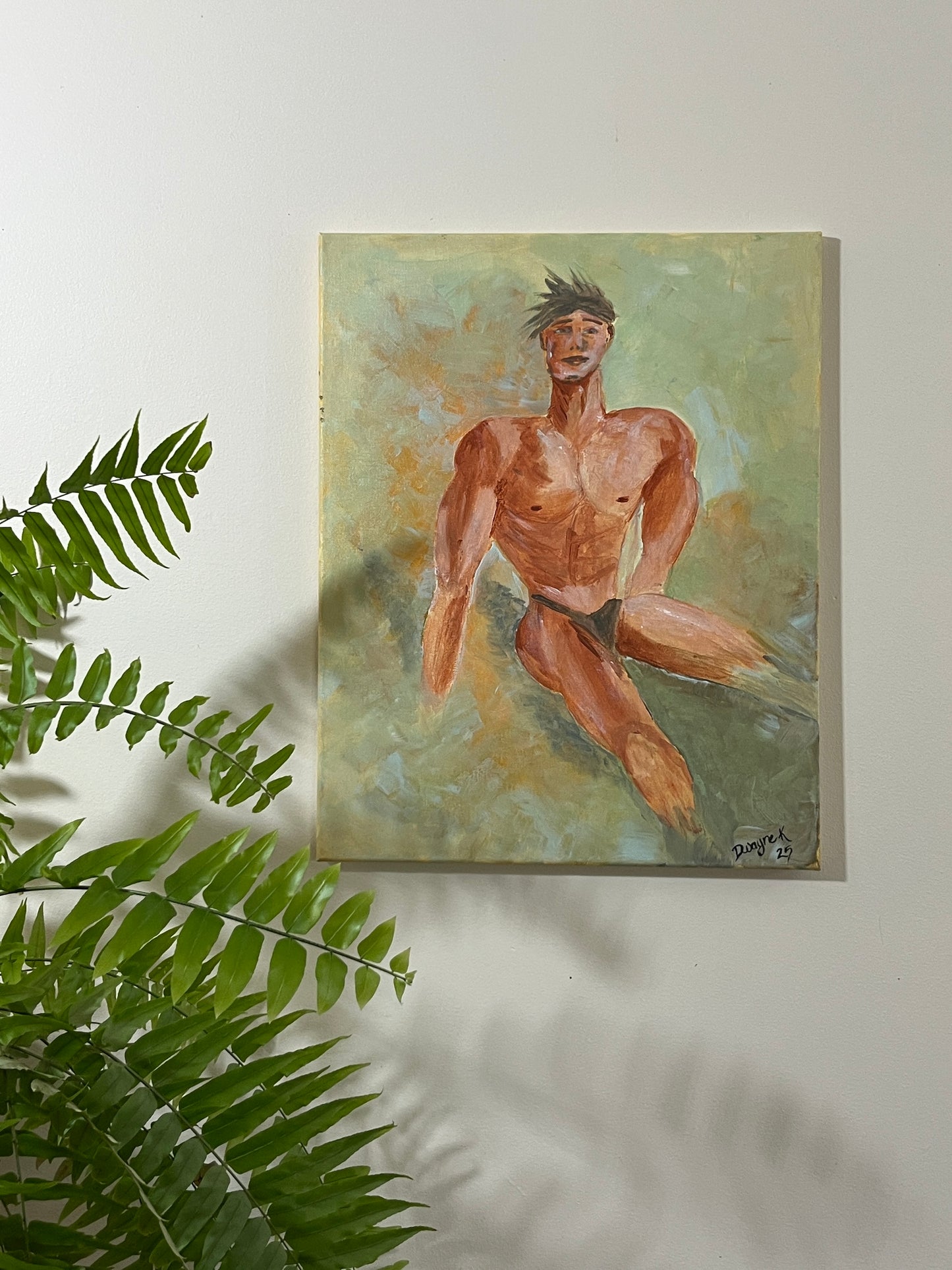 'Bondi Beach' - Acrylic on Canvas - by Dwayne Wannamarra Wyndier Andrew Kennedy