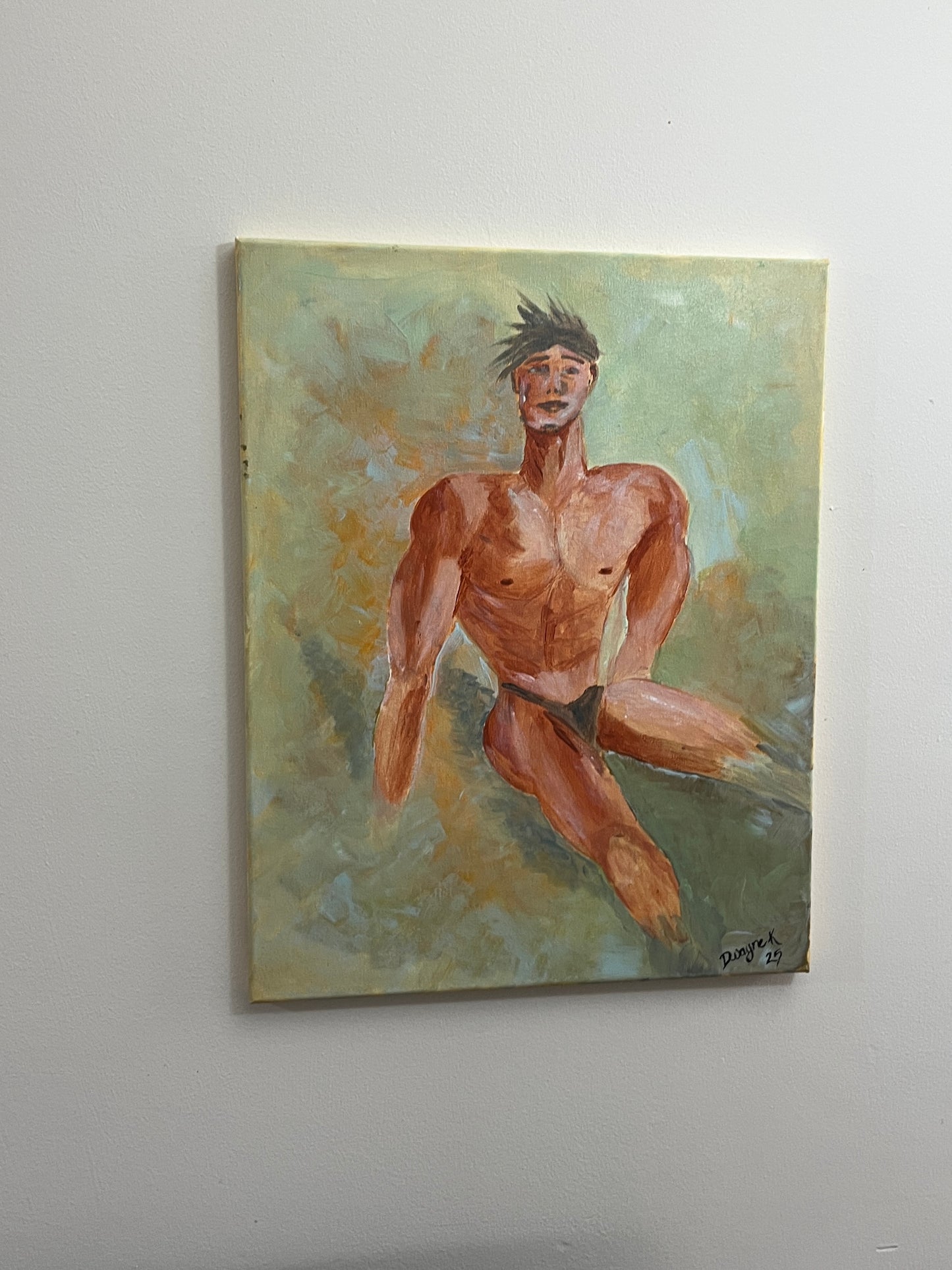 'Bondi Beach' - Acrylic on Canvas - by Dwayne Wannamarra Wyndier Andrew Kennedy