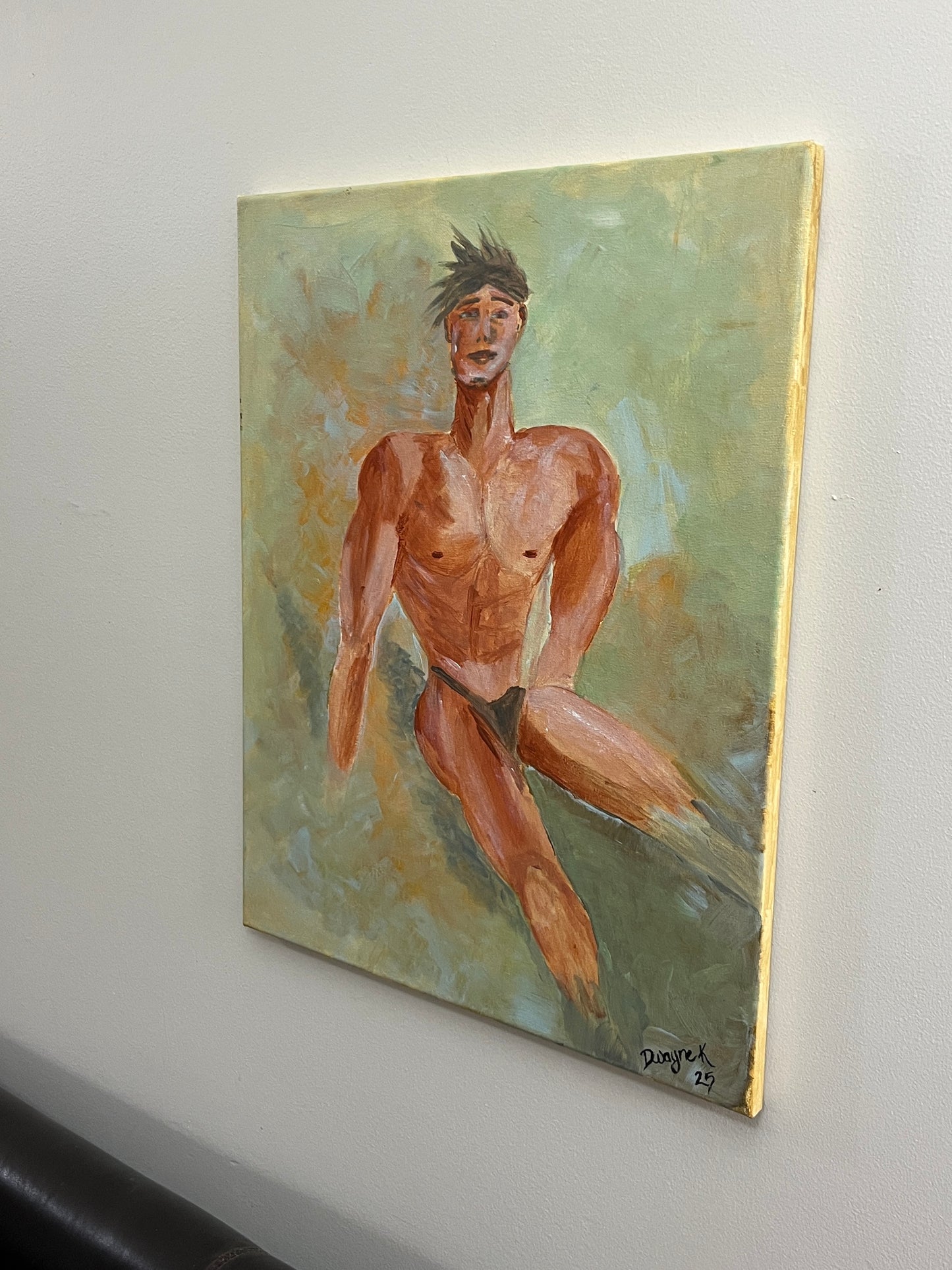 'Bondi Beach' - Acrylic on Canvas - by Dwayne Wannamarra Wyndier Andrew Kennedy