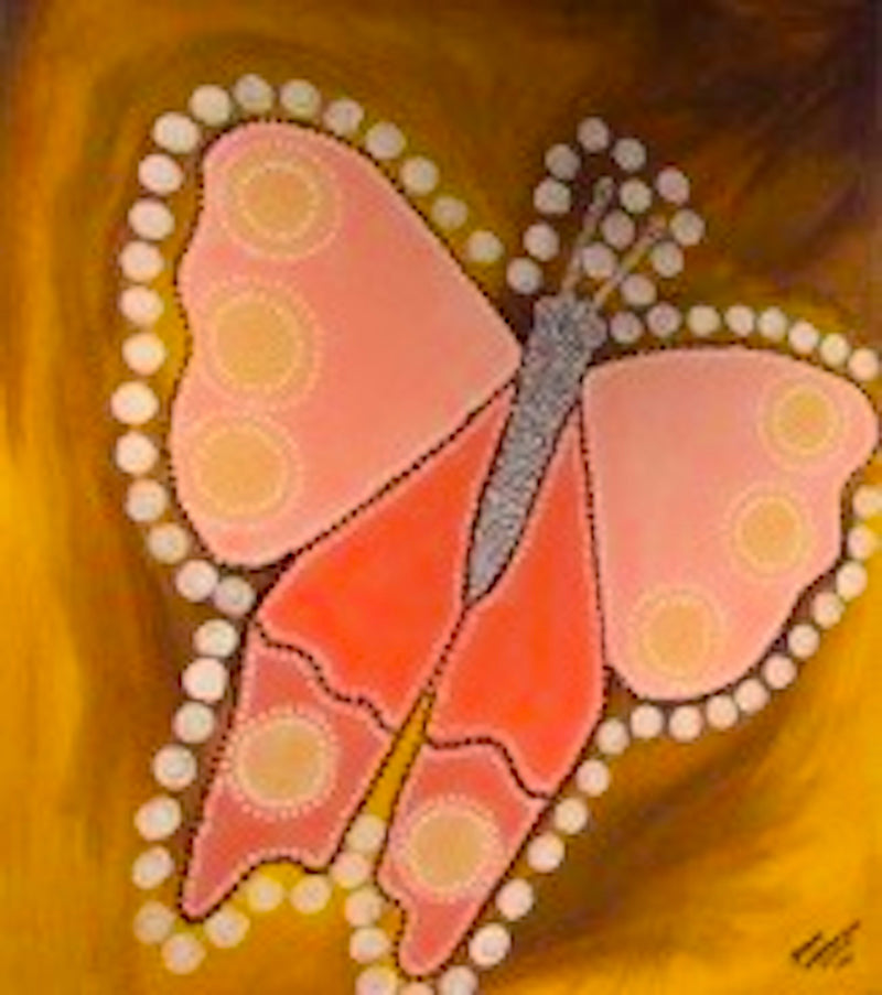 Butterfly Awakening, 100 x 80 cm, Acrylic on Canvas, 2009