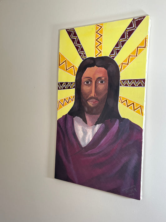 'Christ Consciousness' - Acrylic on Canvas - by Dwayne Wannamarra Wyndier Andrew Kennedy