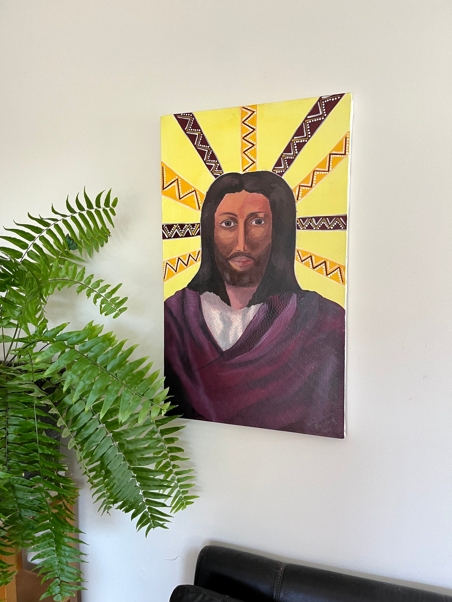'Christ Consciousness' - Acrylic on Canvas - by Dwayne Wannamarra Wyndier Andrew Kennedy