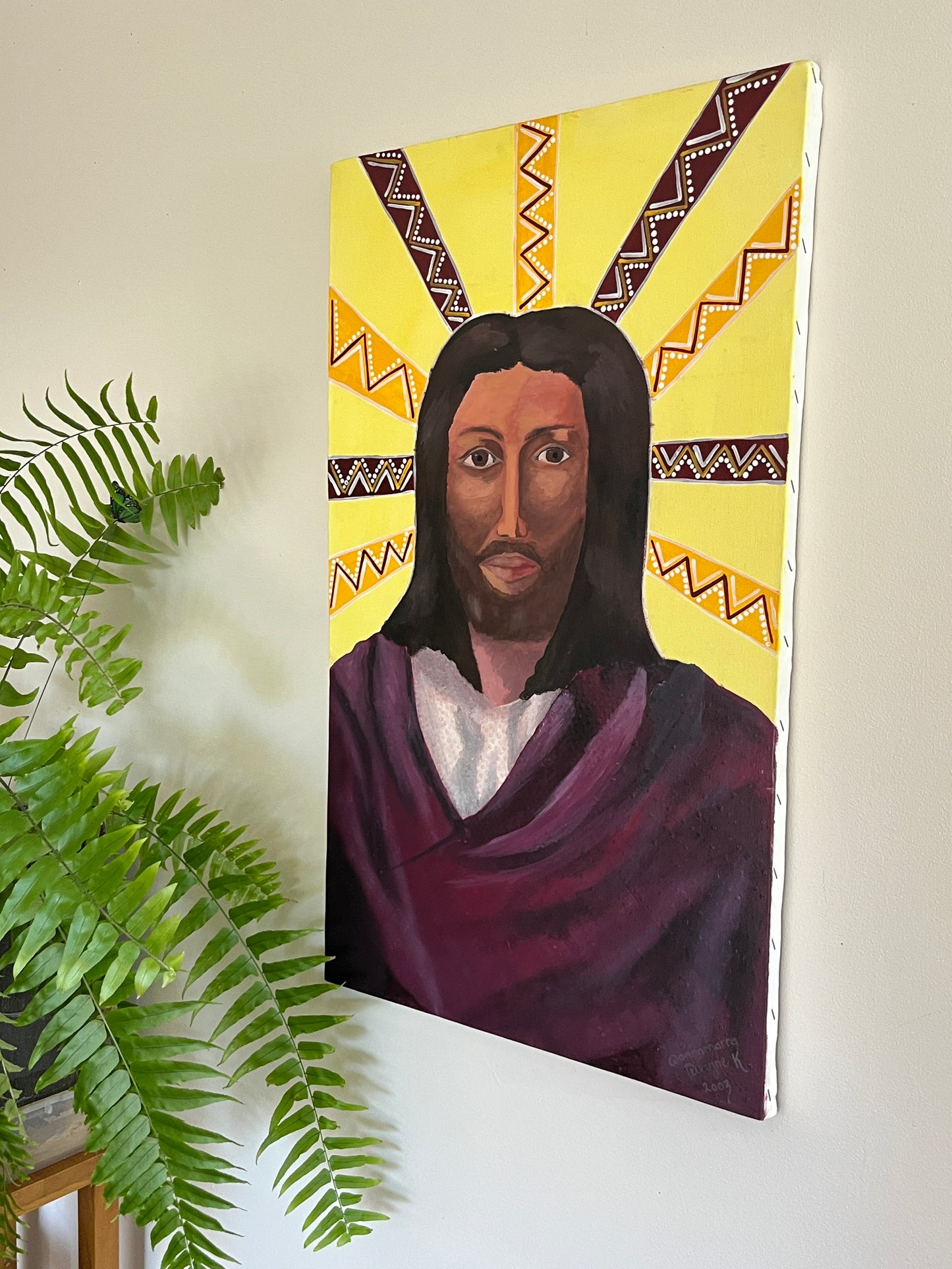 'Christ Consciousness' - Acrylic on Canvas - by Dwayne Wannamarra Wyndier Andrew Kennedy