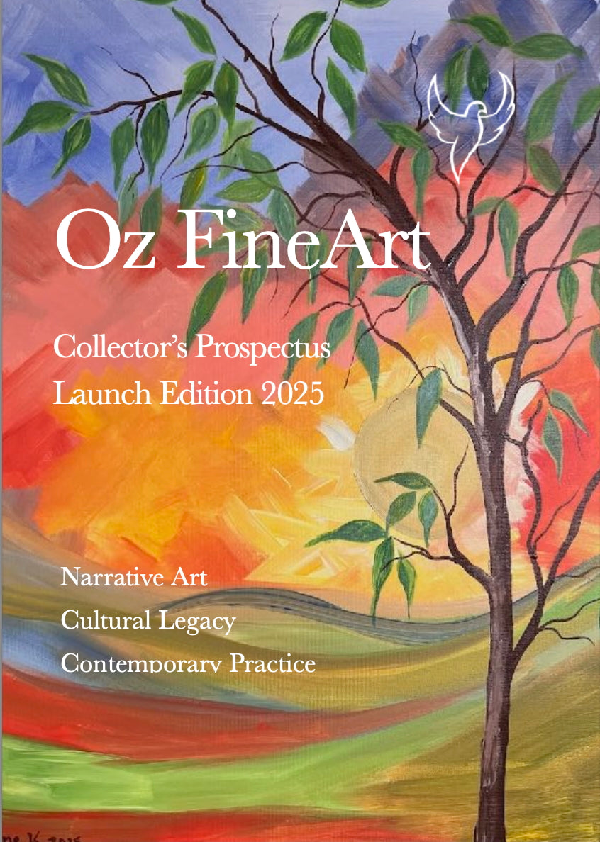 Oz FineArt Collector Prospectus Launch Edition 2025: Narrative Art, Cultural Legacy, Contemporary Practice
