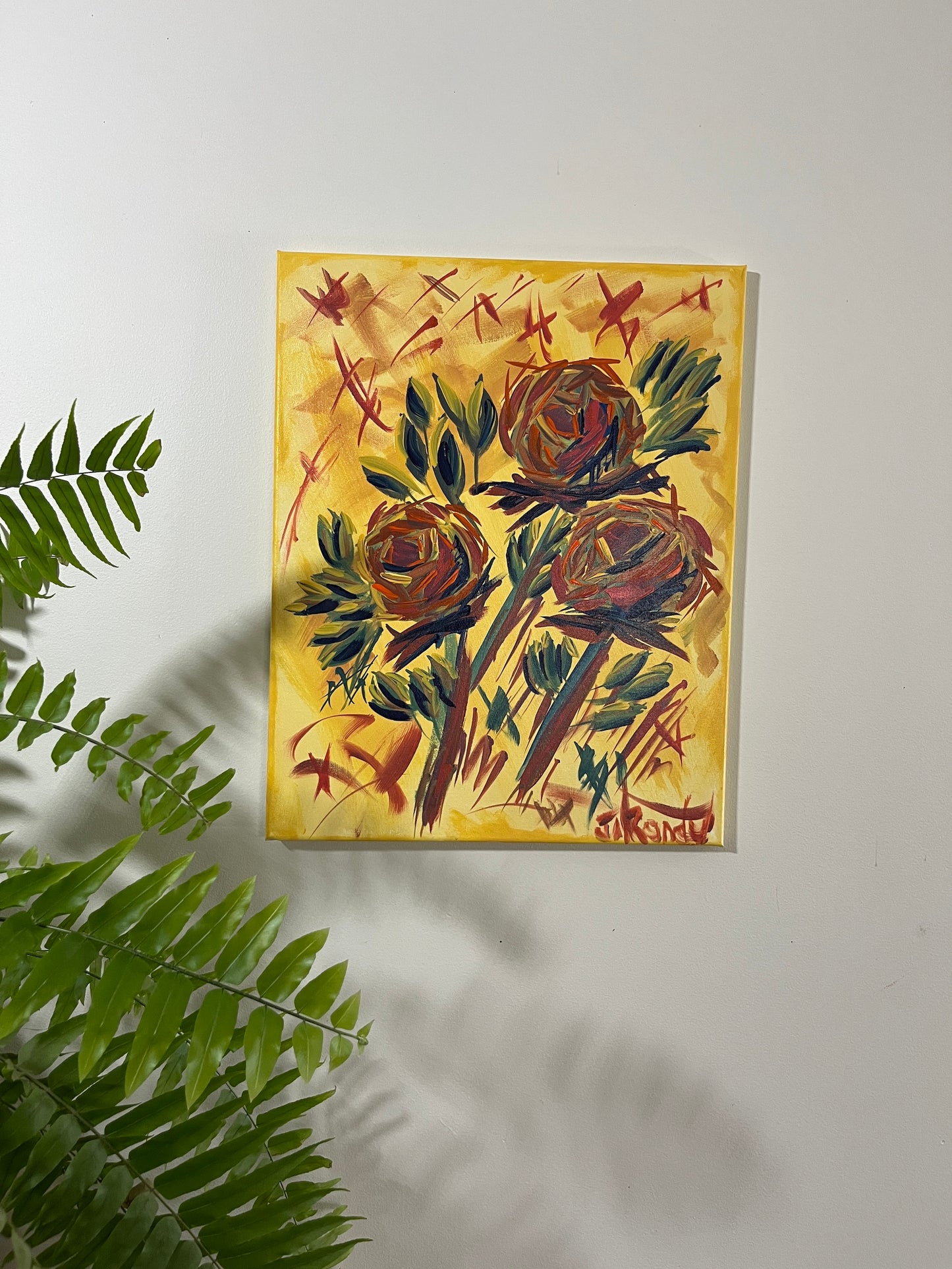 'Composed' - Acrylic on Canvas - Jorandi Kisiku Joseph Randolph Bowers