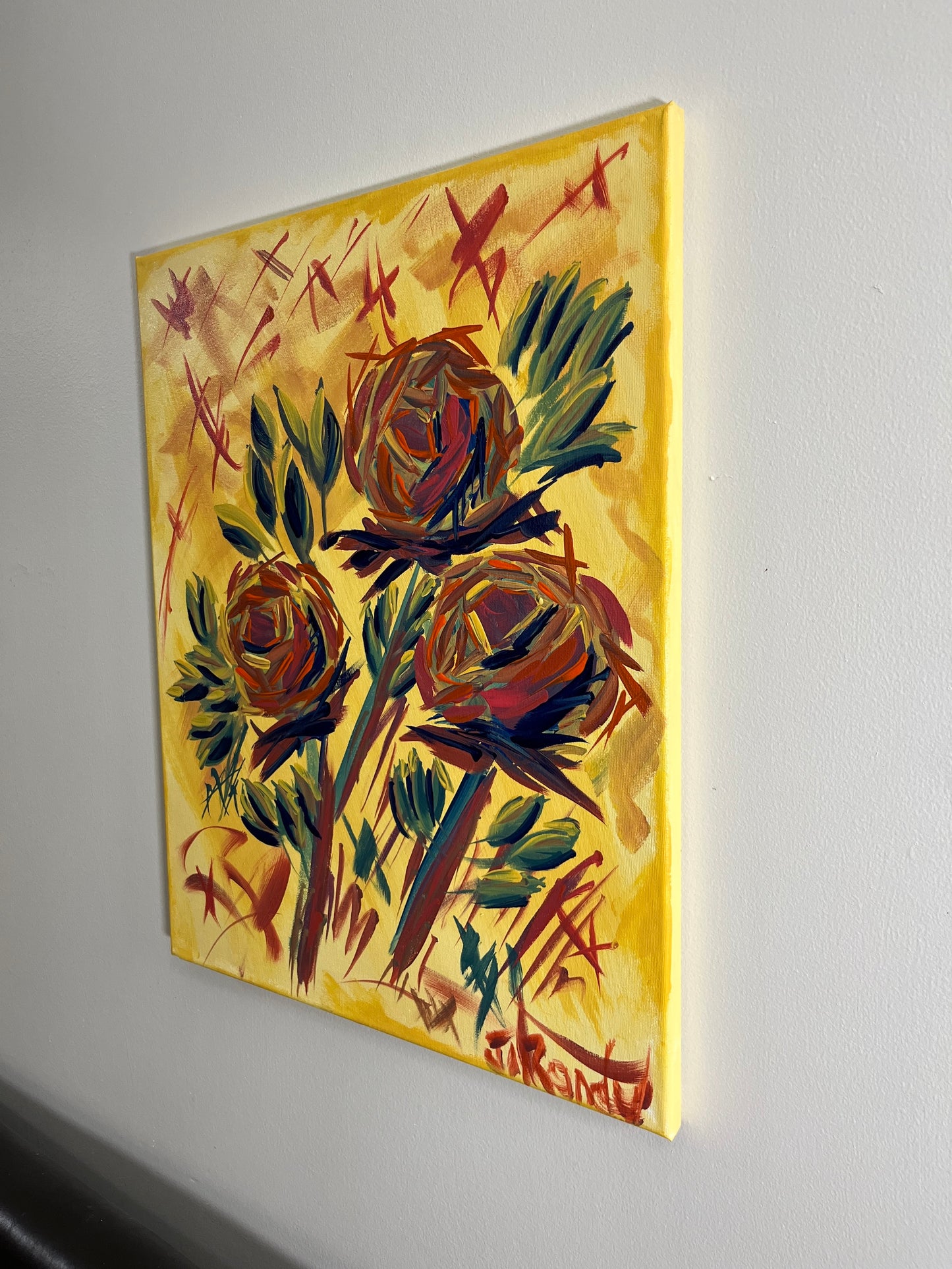 'Composed' - Acrylic on Canvas - Jorandi Kisiku Joseph Randolph Bowers