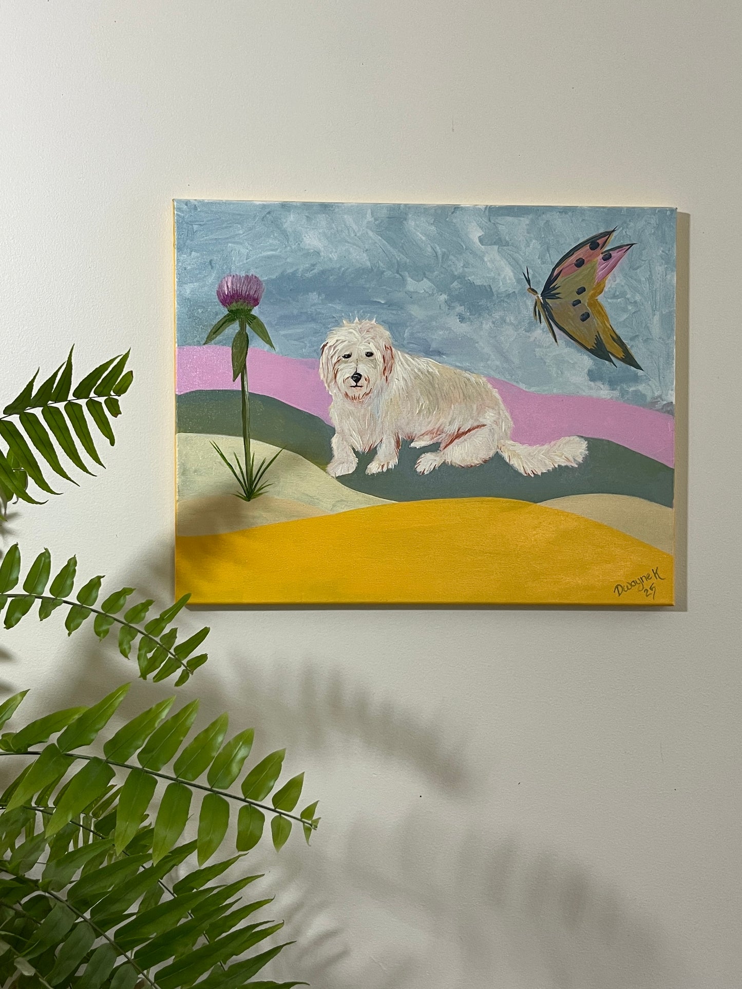 'Dreamscape' - Acrylic on Canvas - by Dwayne Wannamarra Wyndier Andrew Kennedy