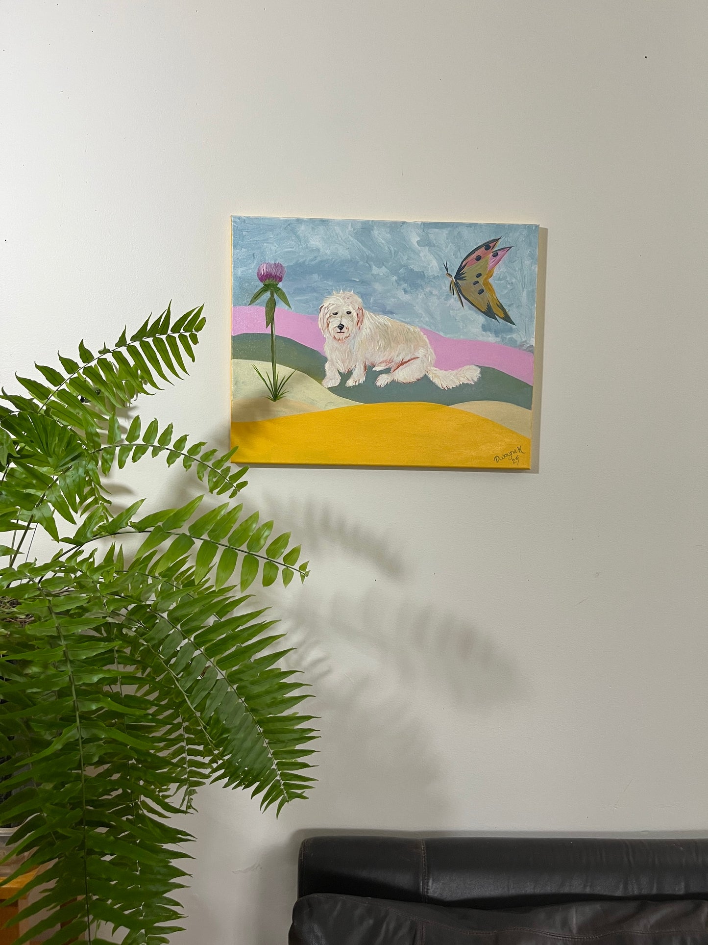 'Dreamscape' - Acrylic on Canvas - by Dwayne Wannamarra Wyndier Andrew Kennedy