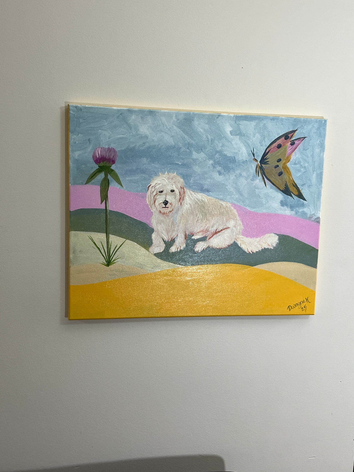 'Dreamscape' - Acrylic on Canvas - by Dwayne Wannamarra Wyndier Andrew Kennedy