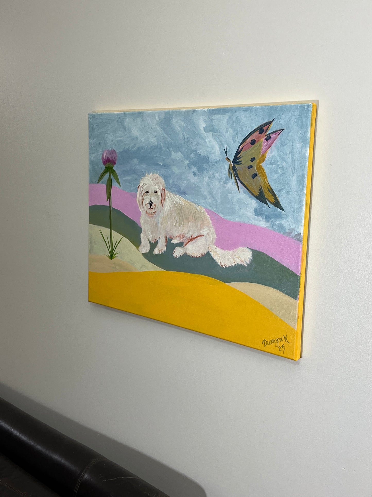 'Dreamscape' - Acrylic on Canvas - by Dwayne Wannamarra Wyndier Andrew Kennedy