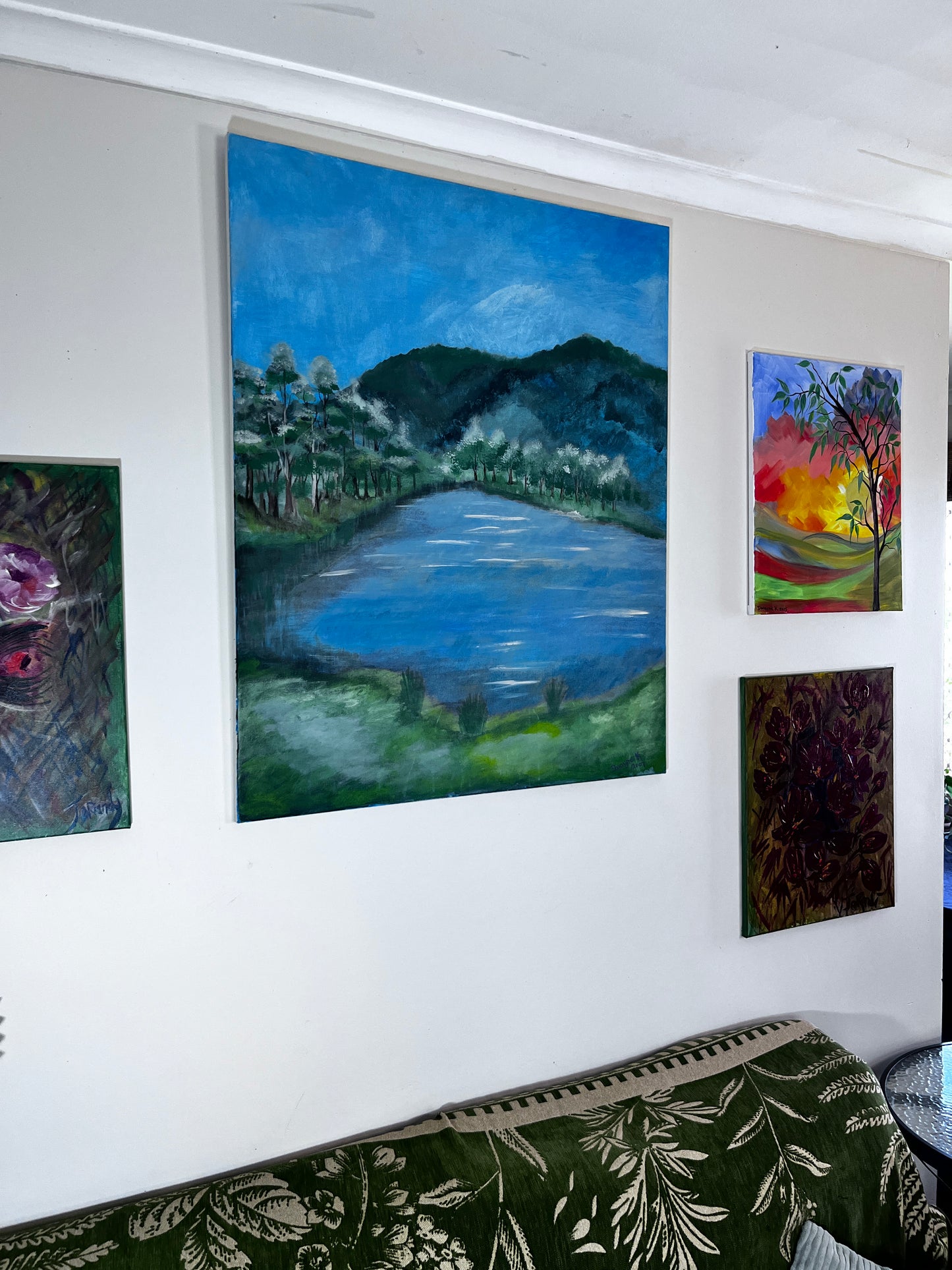 'Dumaresq Dam' - Acrylic on Canvas - Dr Dwayne Andrew Wannamarra Kennedy