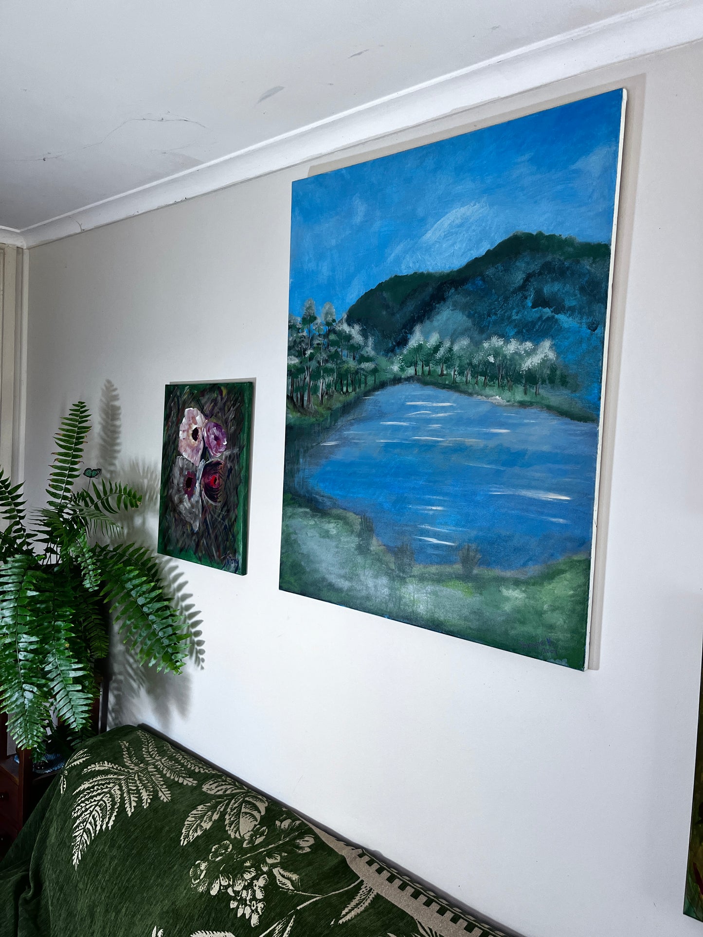 'Dumaresq Dam' - Acrylic on Canvas - Dr Dwayne Andrew Wannamarra Kennedy