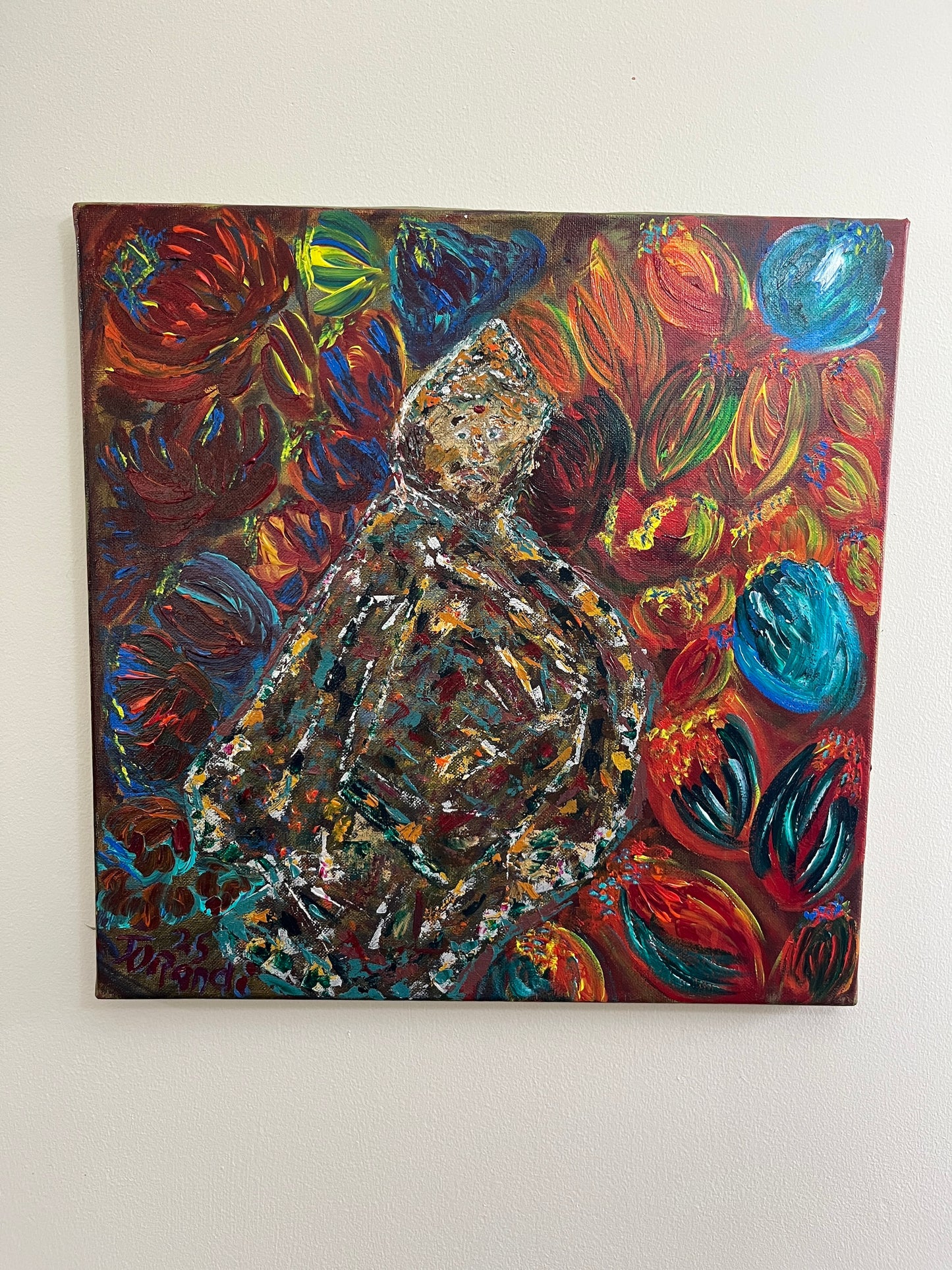 'Elder' - Acrylic on Canvas - Jorandi Kisiku Joseph Randolph Bowers