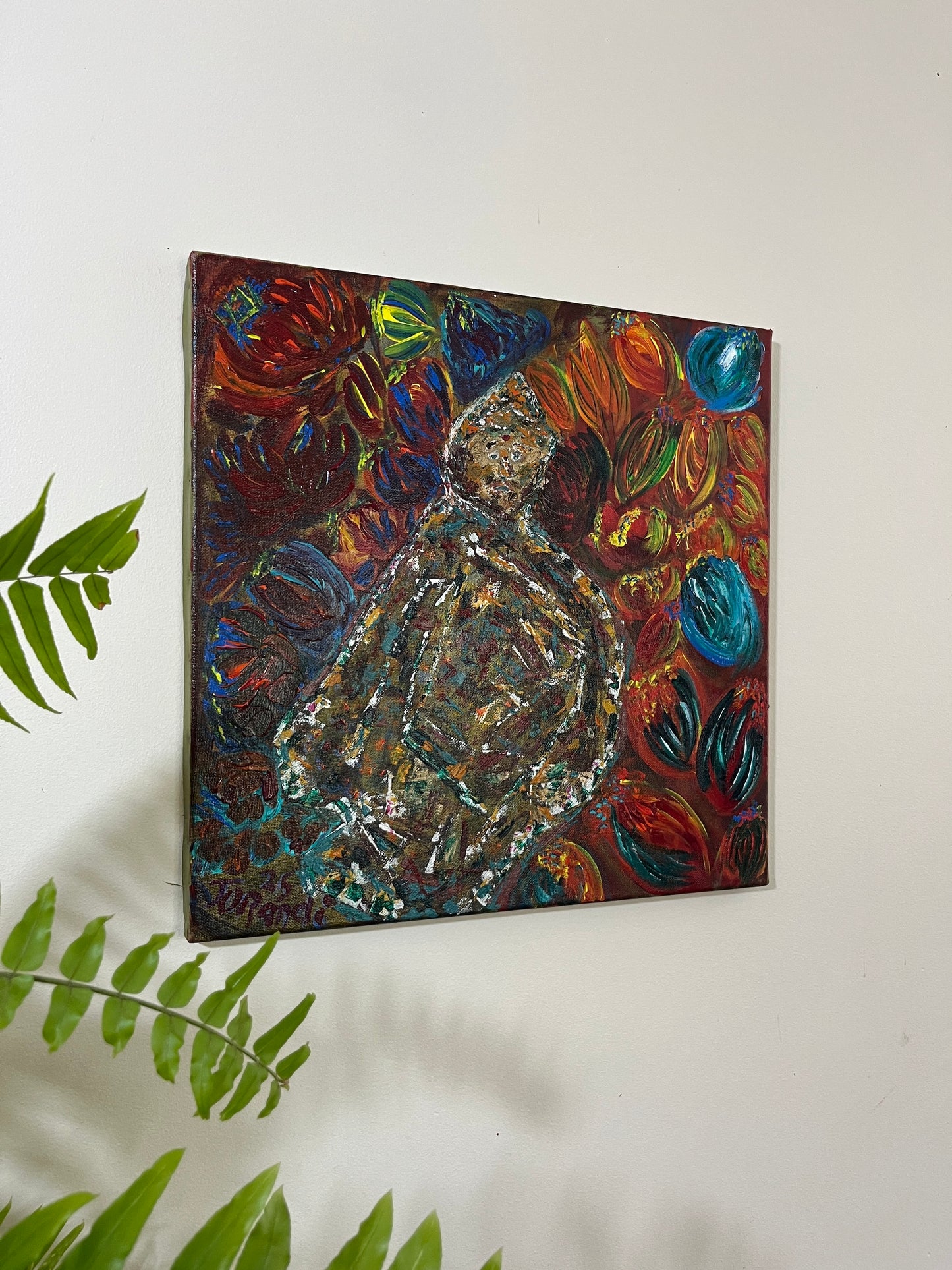 'Elder' - Acrylic on Canvas - Jorandi Kisiku Joseph Randolph Bowers