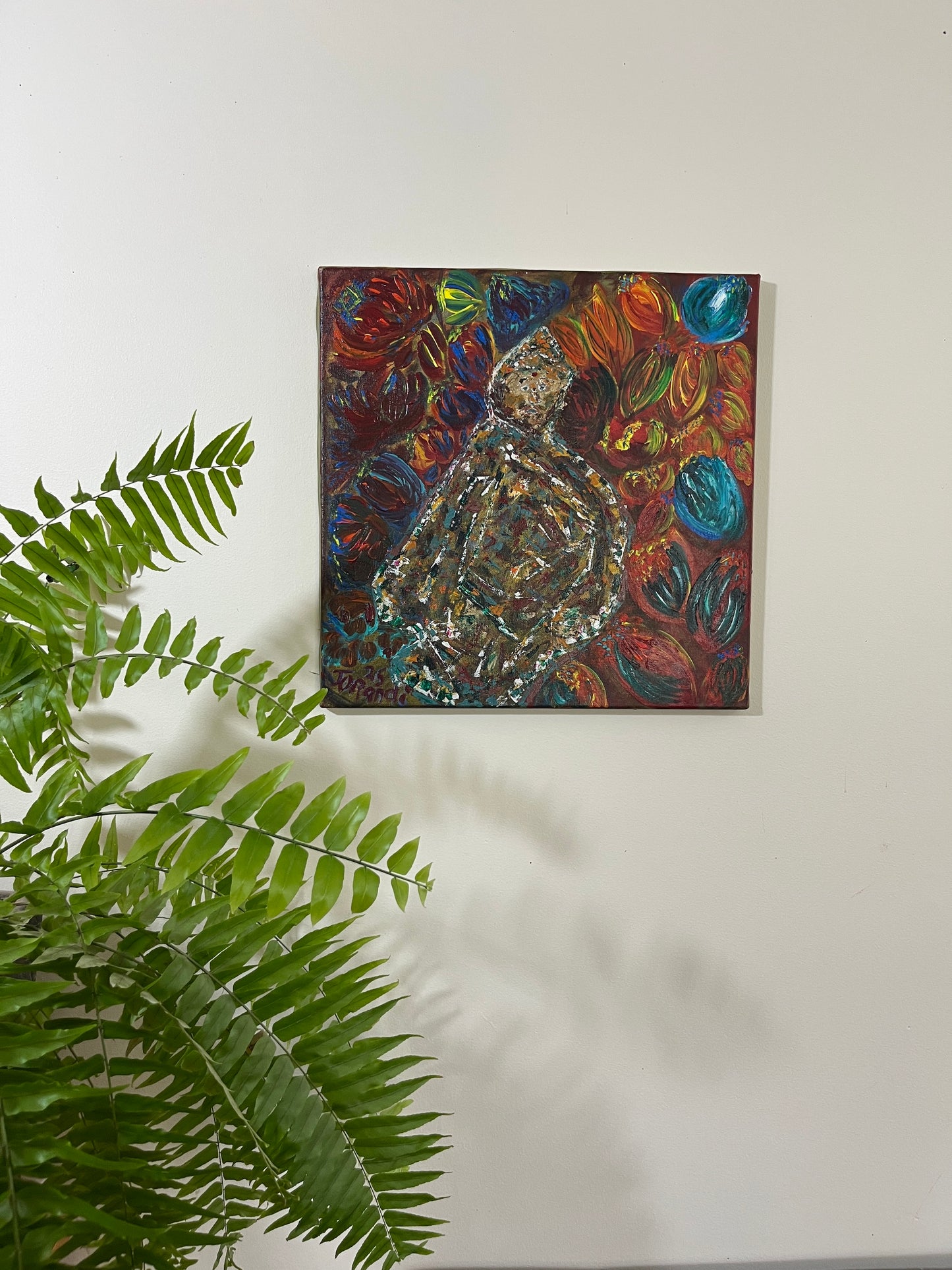 'Elder' - Acrylic on Canvas - Jorandi Kisiku Joseph Randolph Bowers