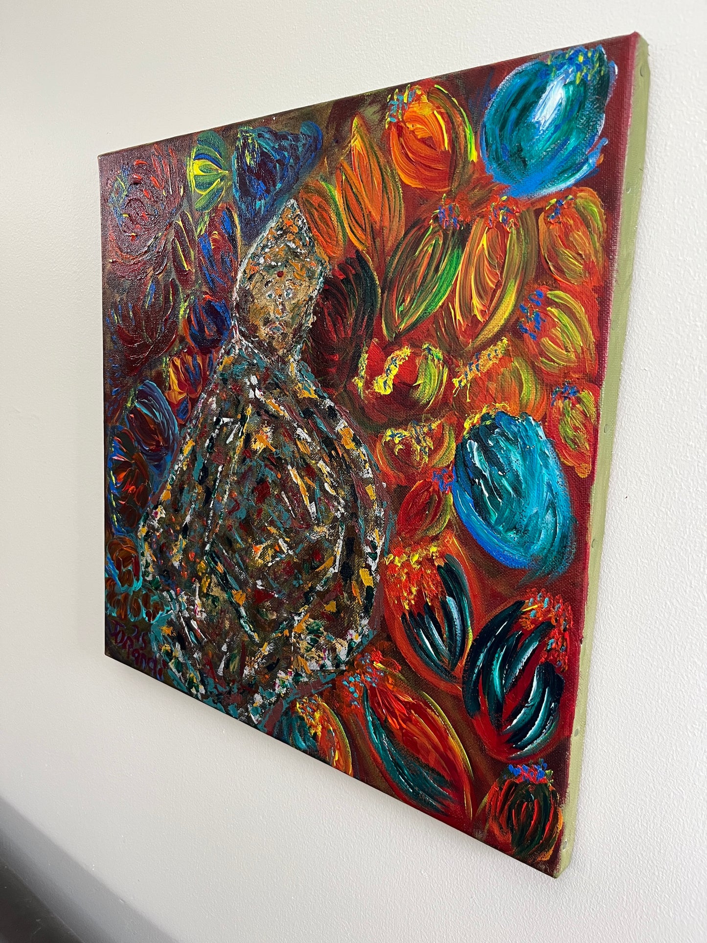 'Elder' - Acrylic on Canvas - Jorandi Kisiku Joseph Randolph Bowers