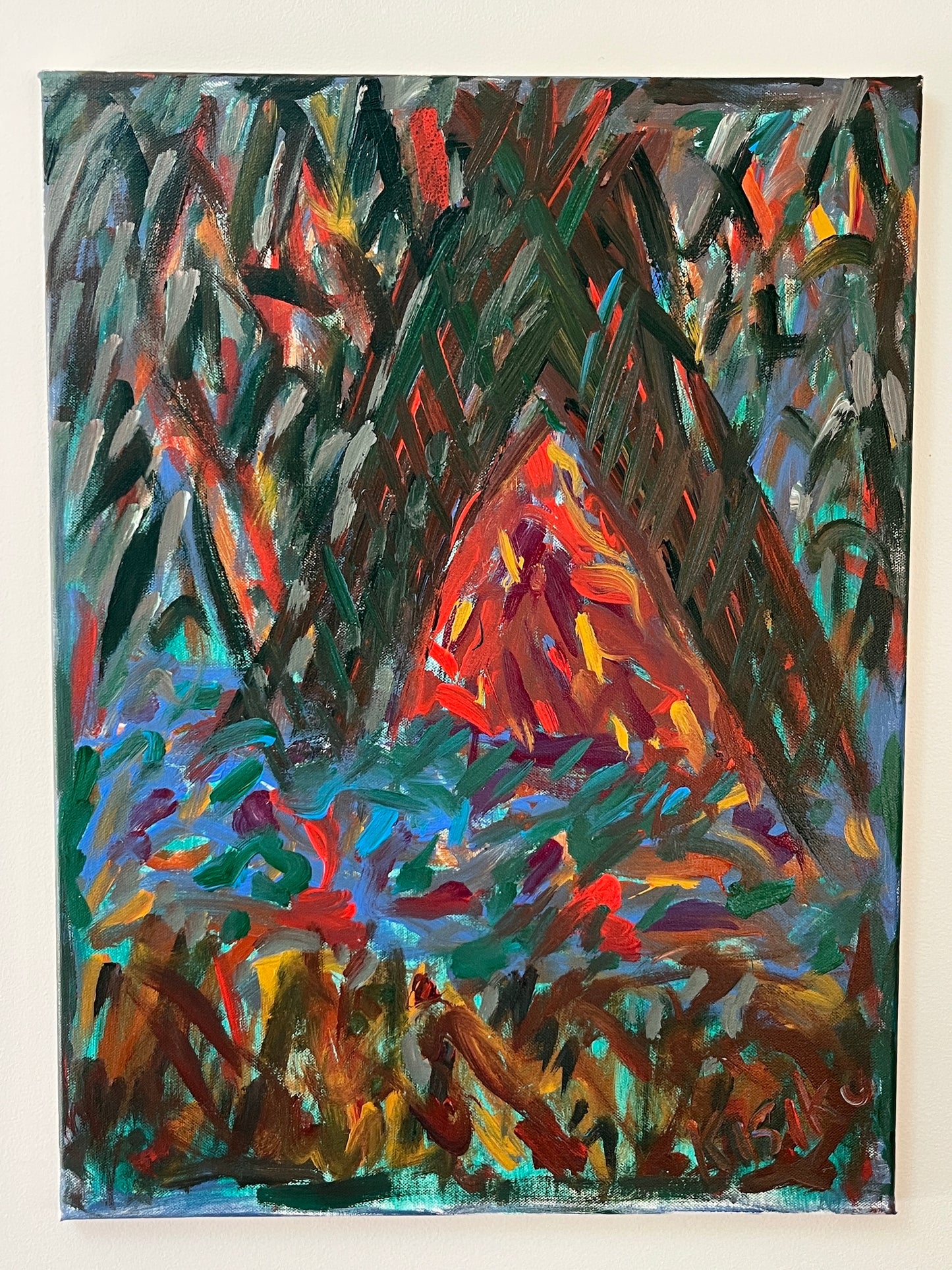 'Heart of Family' - Acrylic on Canvas - by Jorandi Kisiku Joseph Randolph Bowers