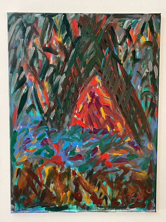 'Heart of Family' - Acrylic on Canvas - by Jorandi Kisiku Joseph Randolph Bowers