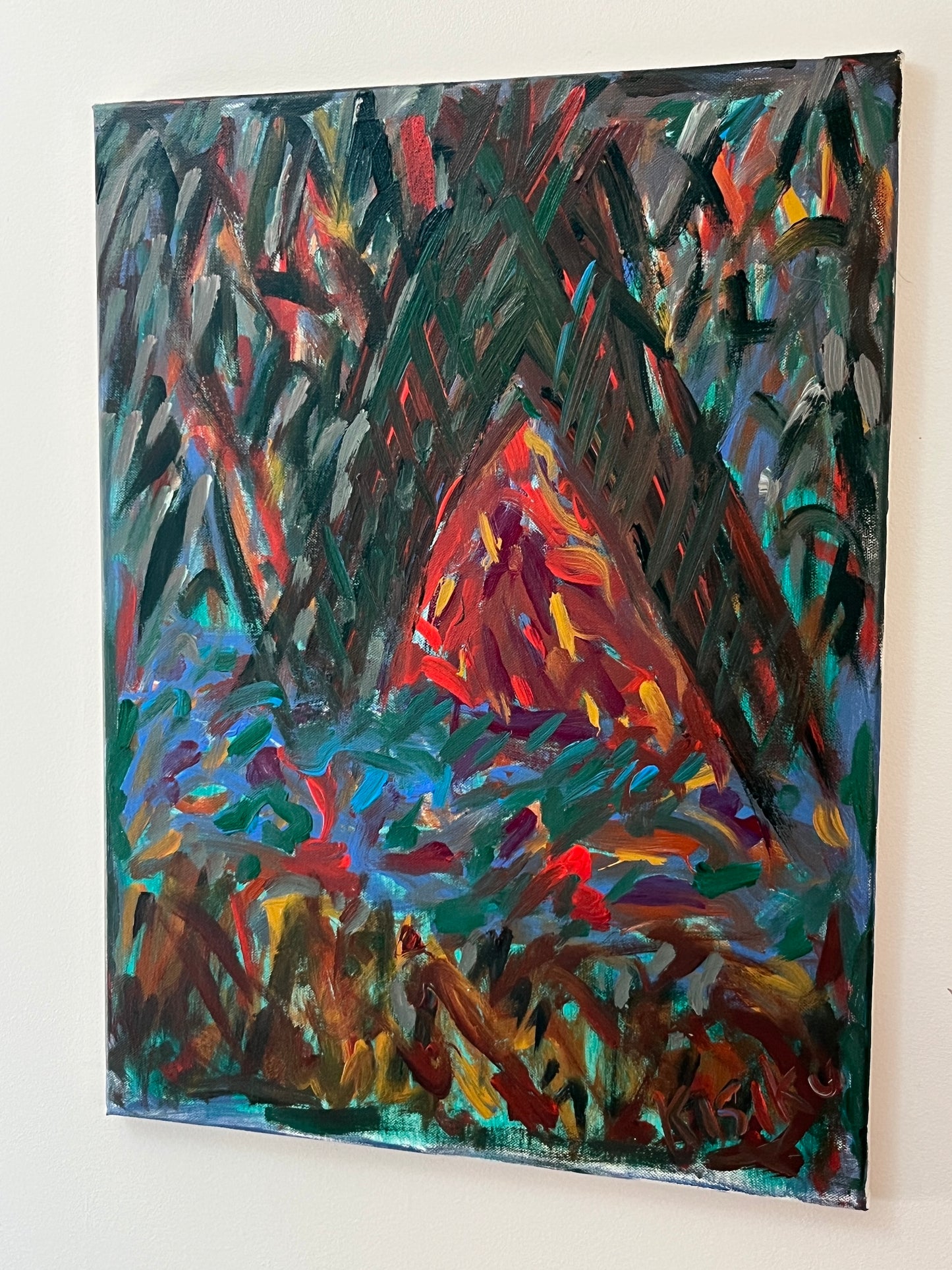 'Heart of Family' - Acrylic on Canvas - by Jorandi Kisiku Joseph Randolph Bowers