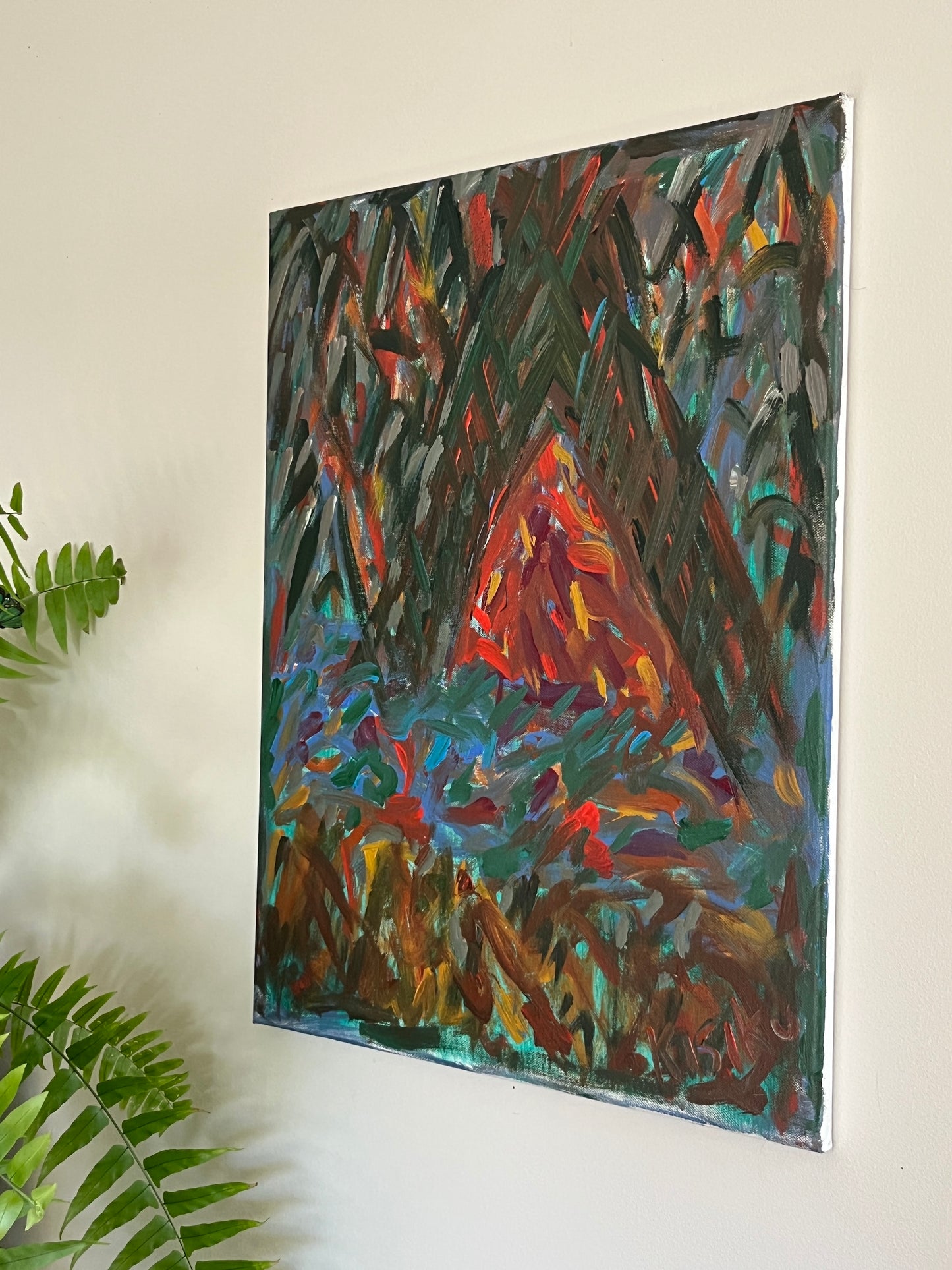 'Heart of Family' - Acrylic on Canvas - by Jorandi Kisiku Joseph Randolph Bowers