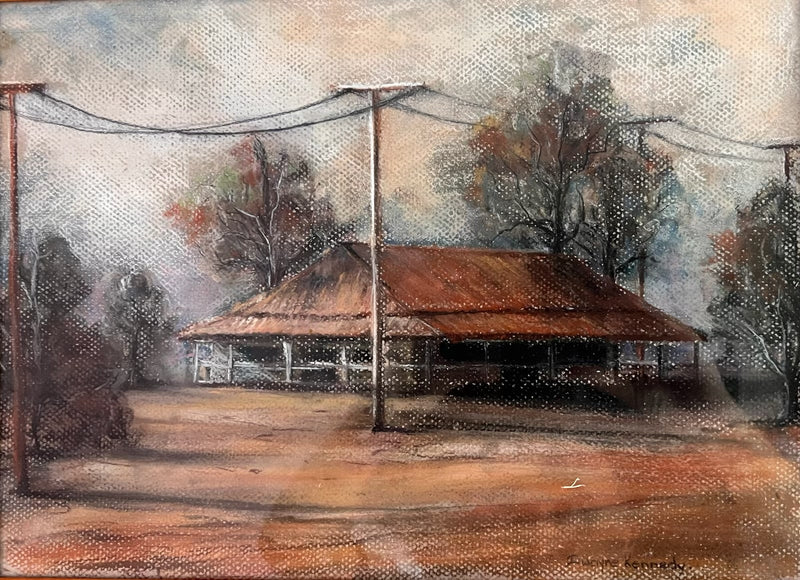 Homestead, 30 x 20 cm, Pastel on paper, 1988