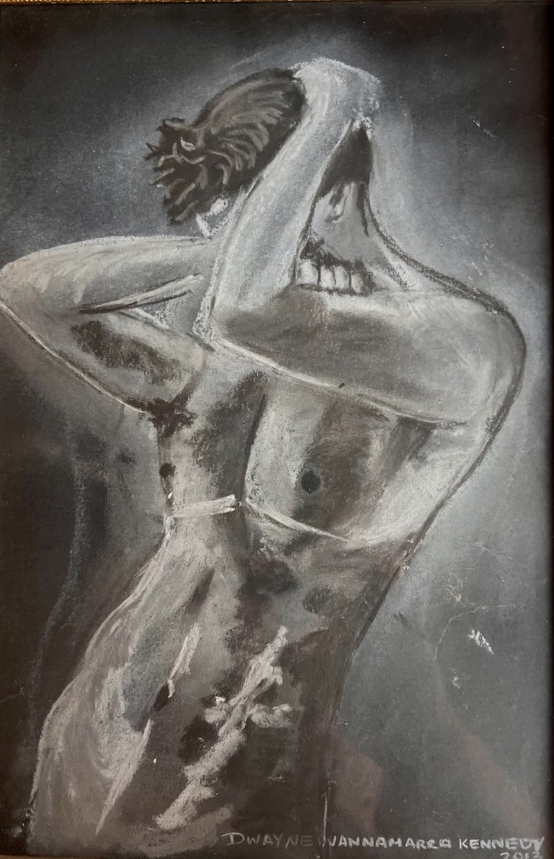 Introspection, Pastel on Ingres Paper, 35x25cm, 2020