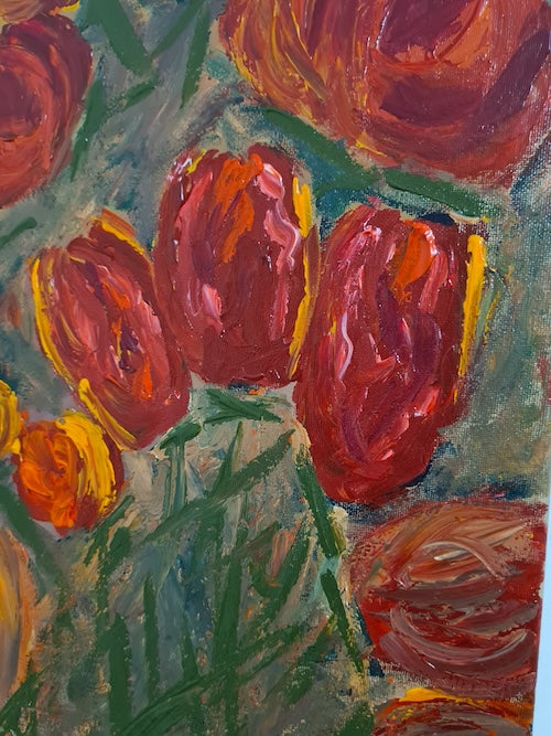 'Joy' -  Acrylic on Canvas - by Jorandi Kisiku Joseph Randolph Bowers