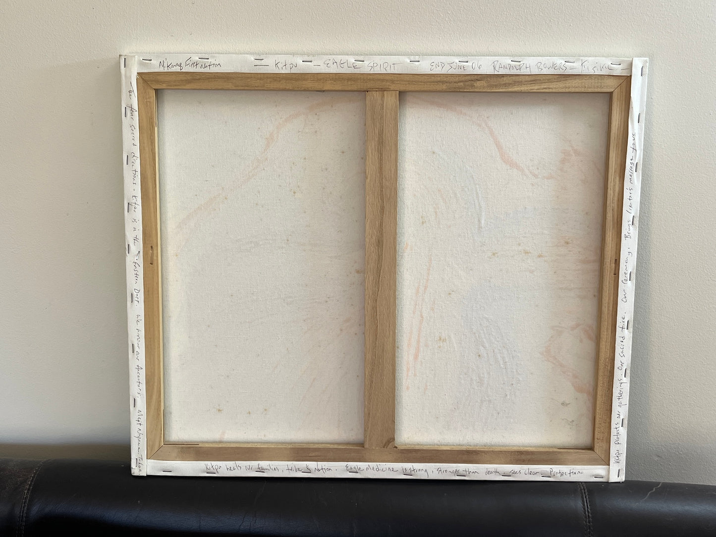 'Kitpu Eagle Spirit' - Acrylic on Canvas - Jorandi Kisiku Joseph Randolph Bowers