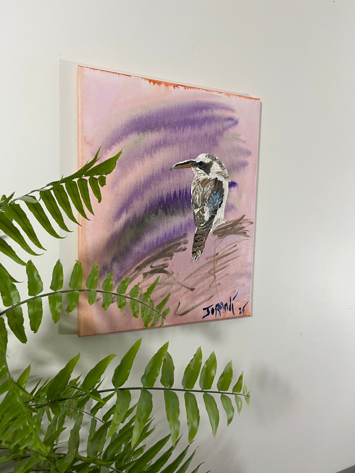 'Kookaburra Medicine' - Acrylic on Canvas - Jorandi Kisiku Joseph Randolph Bowers