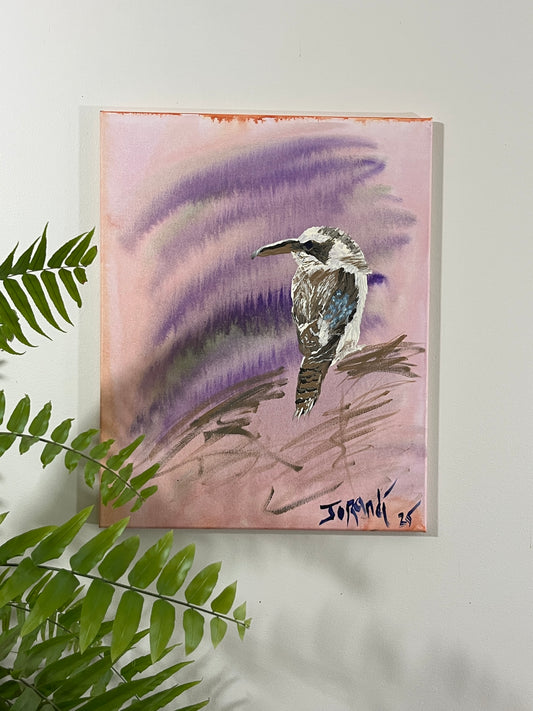 'Kookaburra Medicine' - Acrylic on Canvas - Jorandi Kisiku Joseph Randolph Bowers