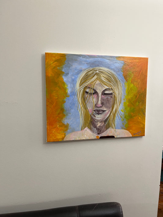 'Connection' - Acrylic on Canvas - by Dwayne Wannamarra Wyndier Andrew Kennedy