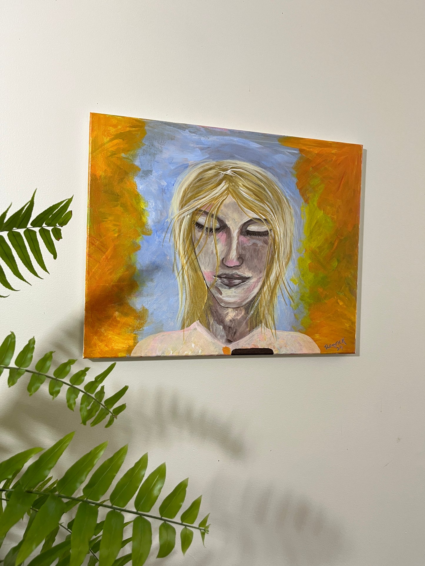 'Connection' - Acrylic on Canvas - by Dwayne Wannamarra Wyndier Andrew Kennedy