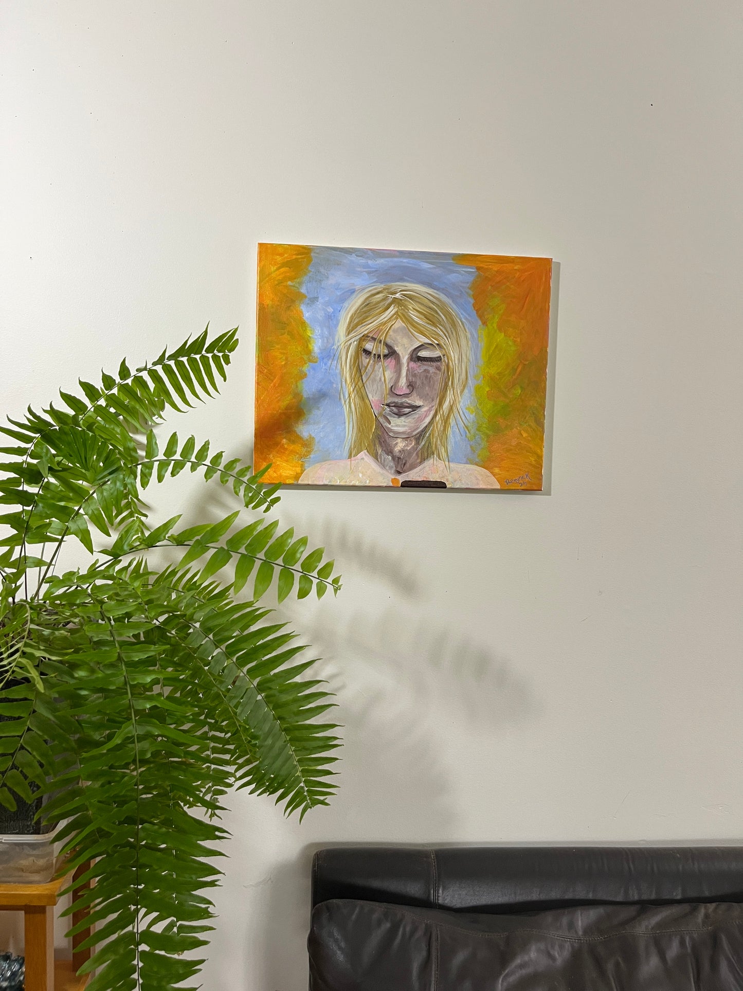 'Connection' - Acrylic on Canvas - by Dwayne Wannamarra Wyndier Andrew Kennedy