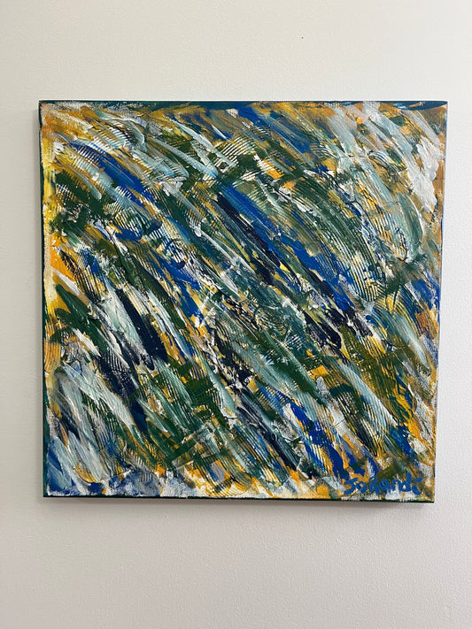 'Mixed Emotion' - Acrylic on Canvas - by Jorandi Kisiku Joseph Randolph Bowers