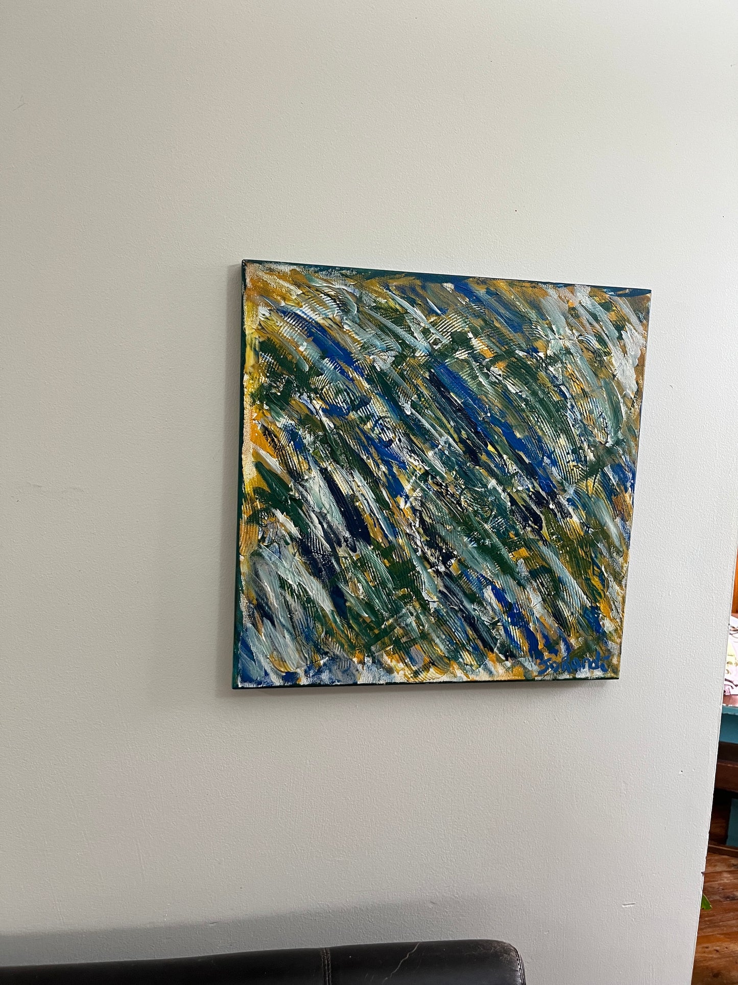 'Mixed Emotion' - Acrylic on Canvas - by Jorandi Kisiku Joseph Randolph Bowers