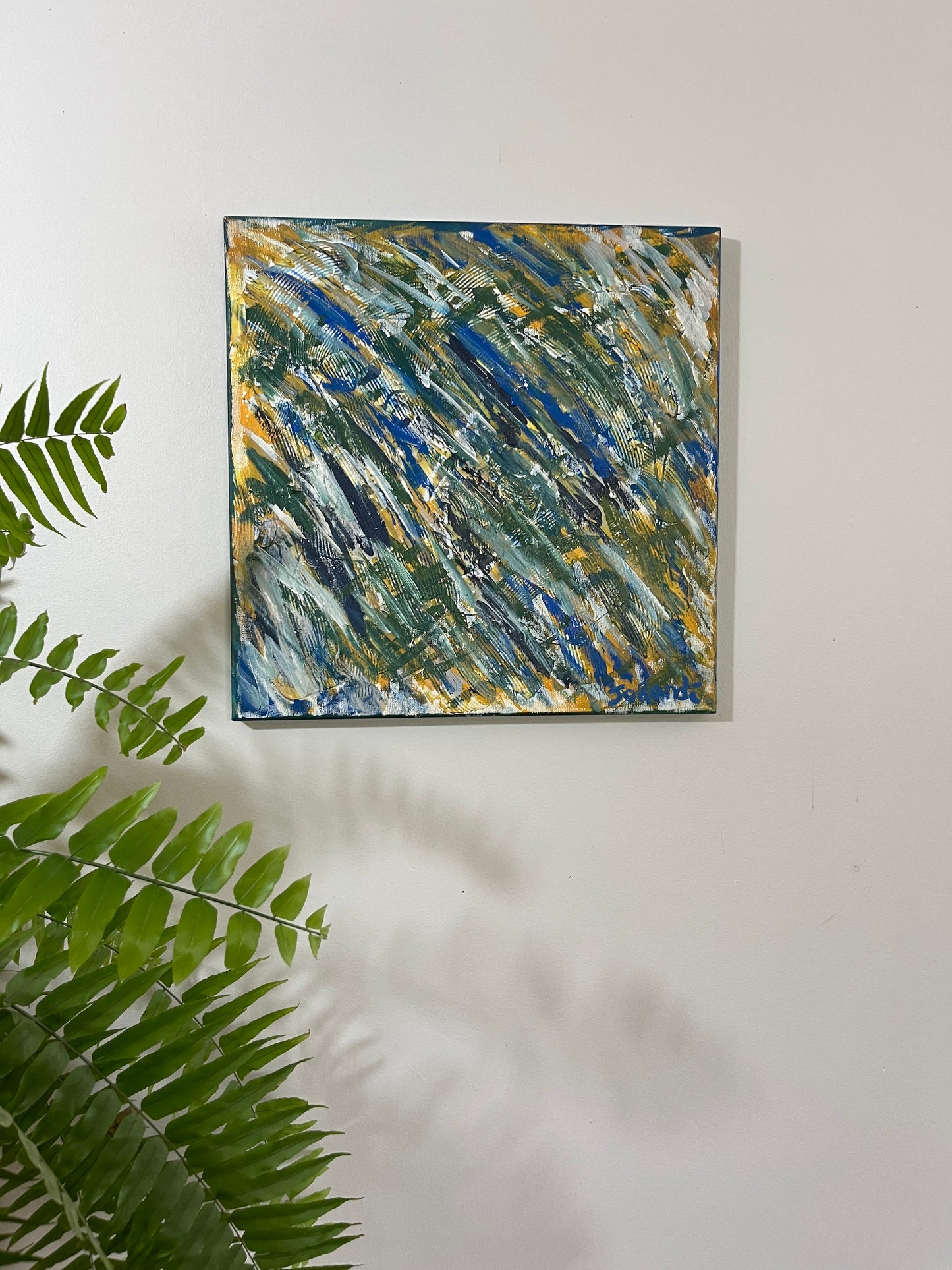 'Mixed Emotion' - Acrylic on Canvas - by Jorandi Kisiku Joseph Randolph Bowers