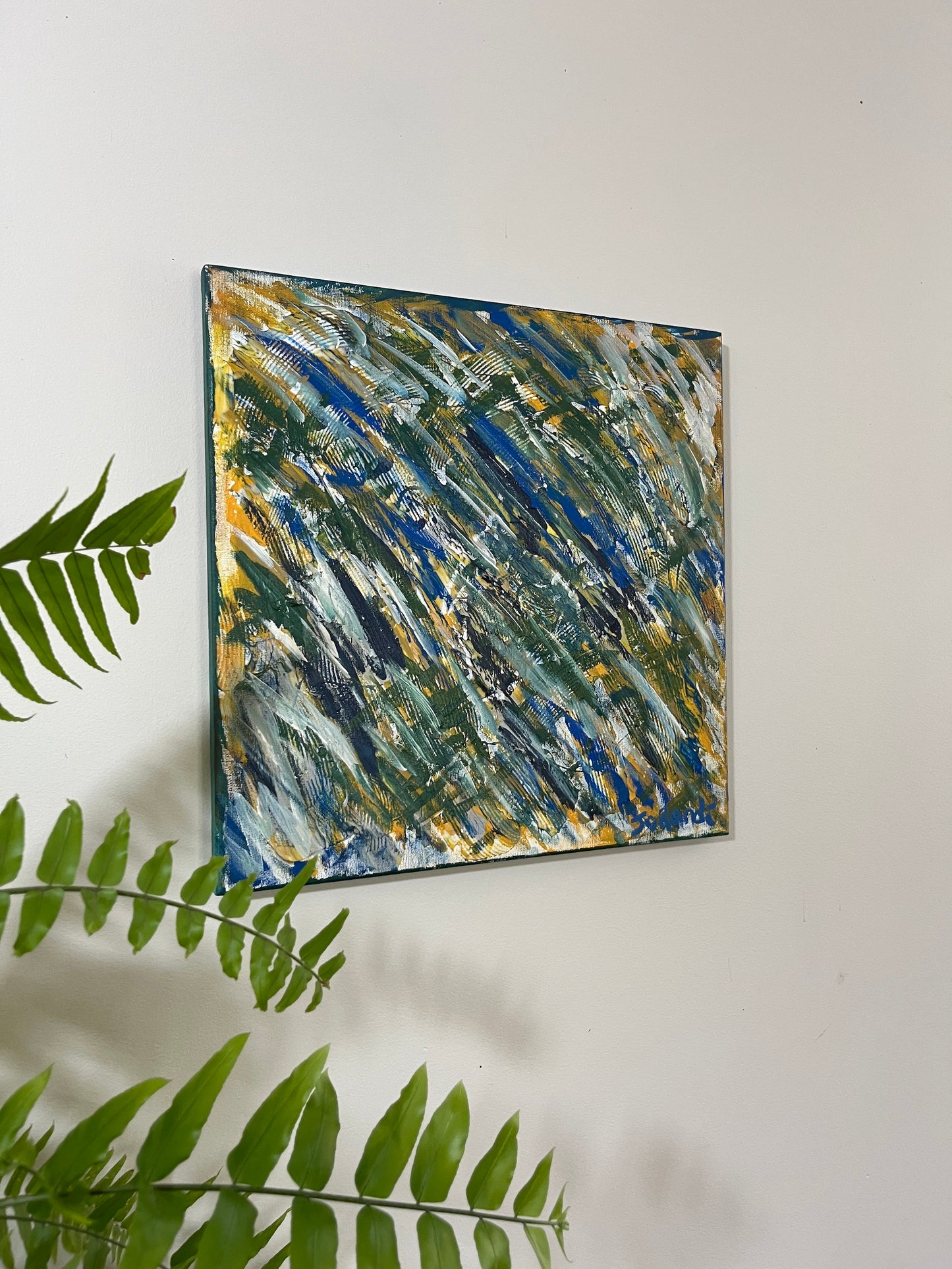 'Mixed Emotion' - Acrylic on Canvas - by Jorandi Kisiku Joseph Randolph Bowers