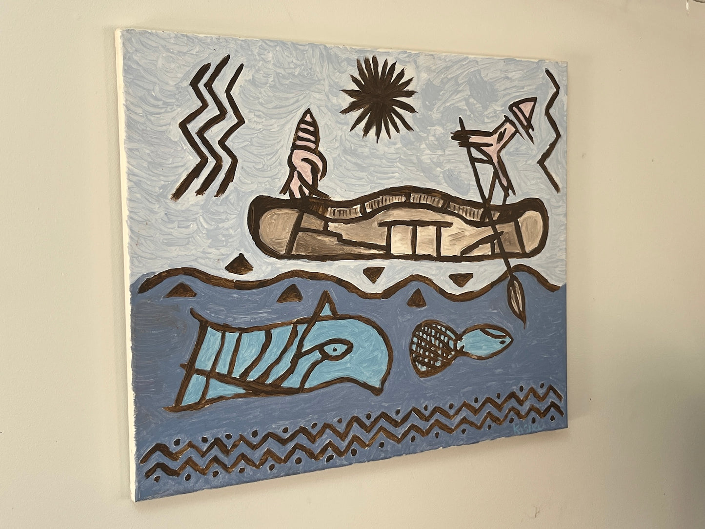 'North Star' - Acrylic on Canvas - Jorandi Kisiku Joseph Randolph Bowers