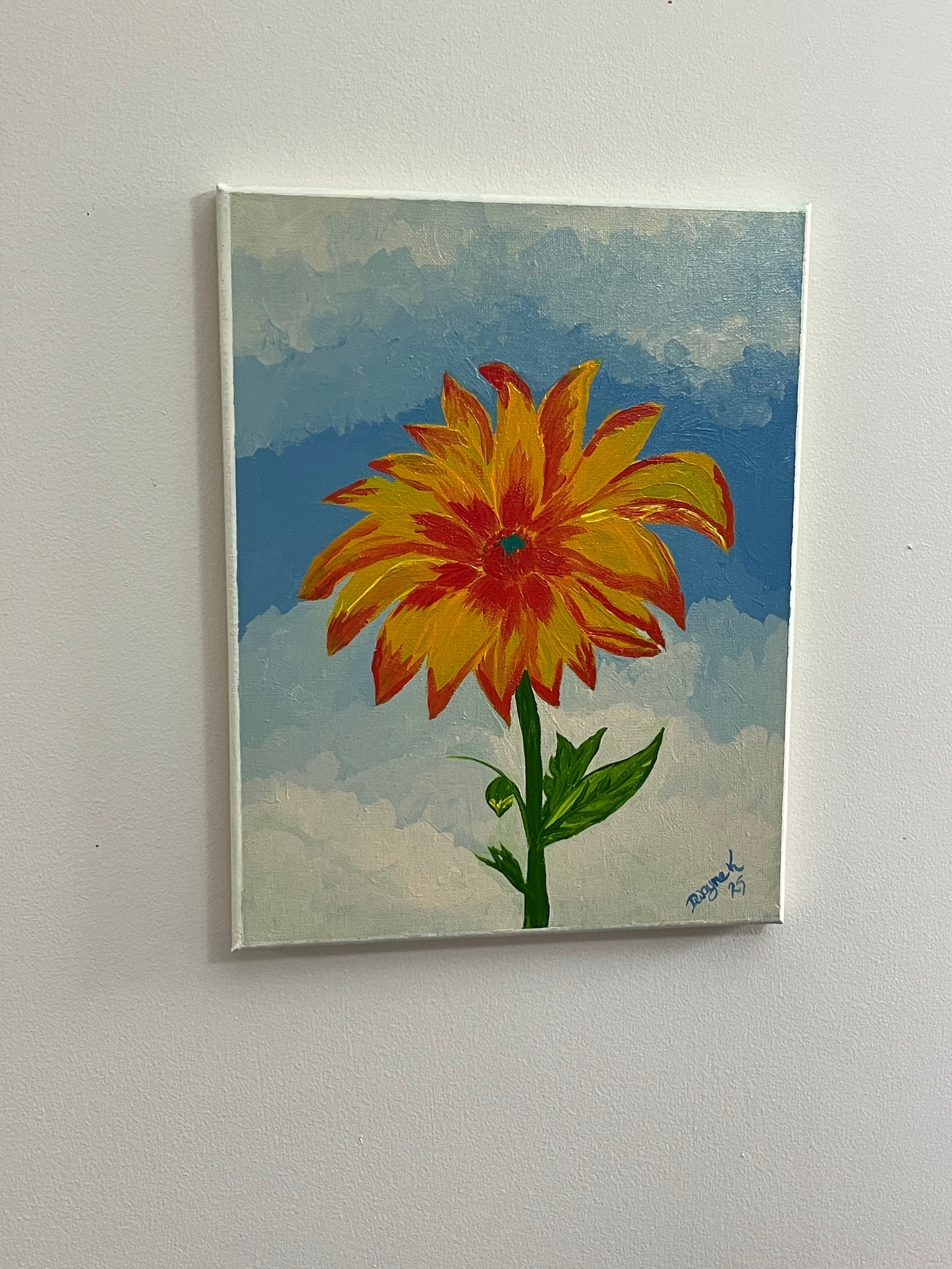 'Not A Sunflower' - Acrylic on Canvas - by Dwayne Wannamarra Wyndier Andrew Kennedy
