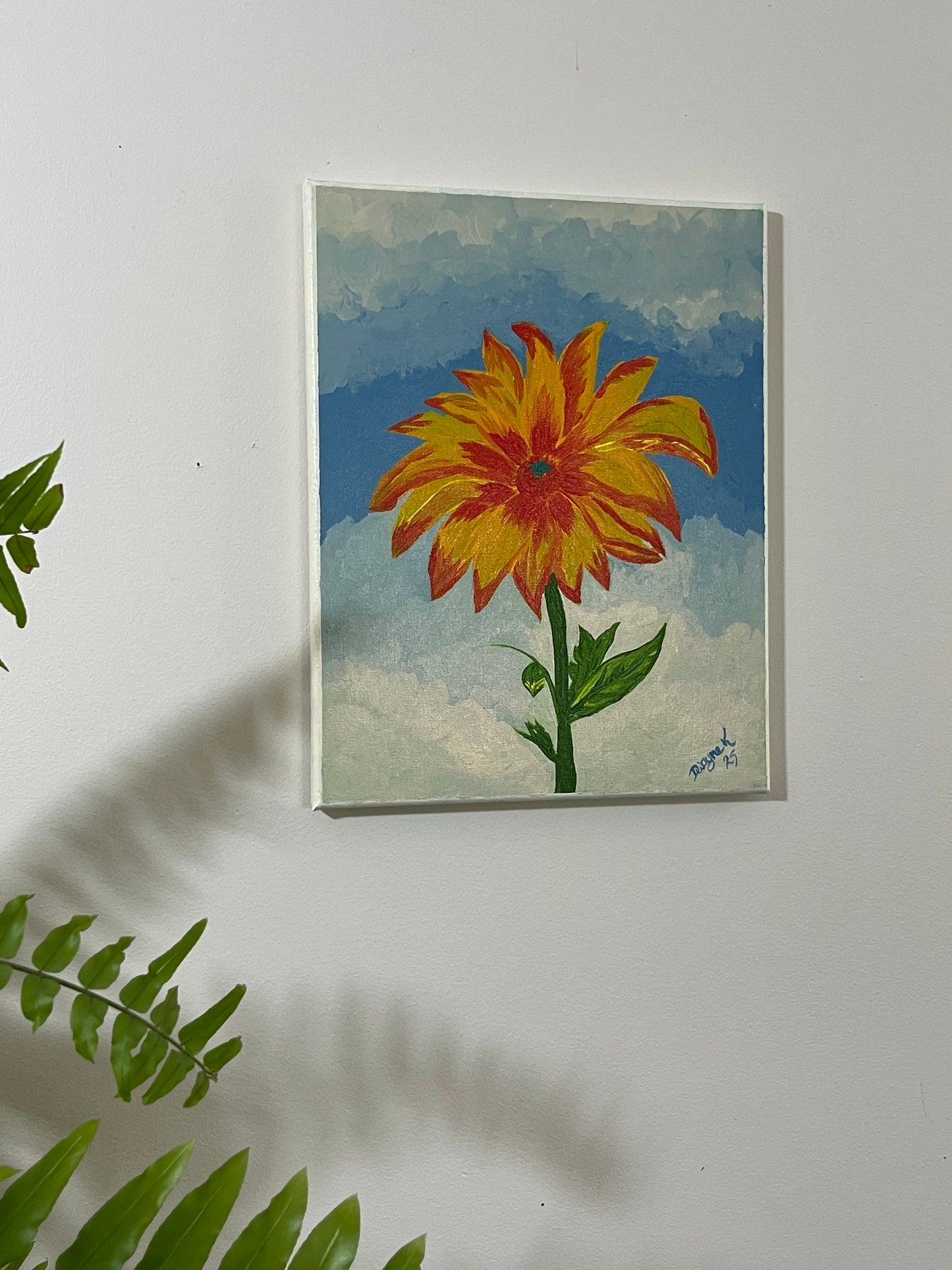 'Not A Sunflower' - Acrylic on Canvas - by Dwayne Wannamarra Wyndier Andrew Kennedy