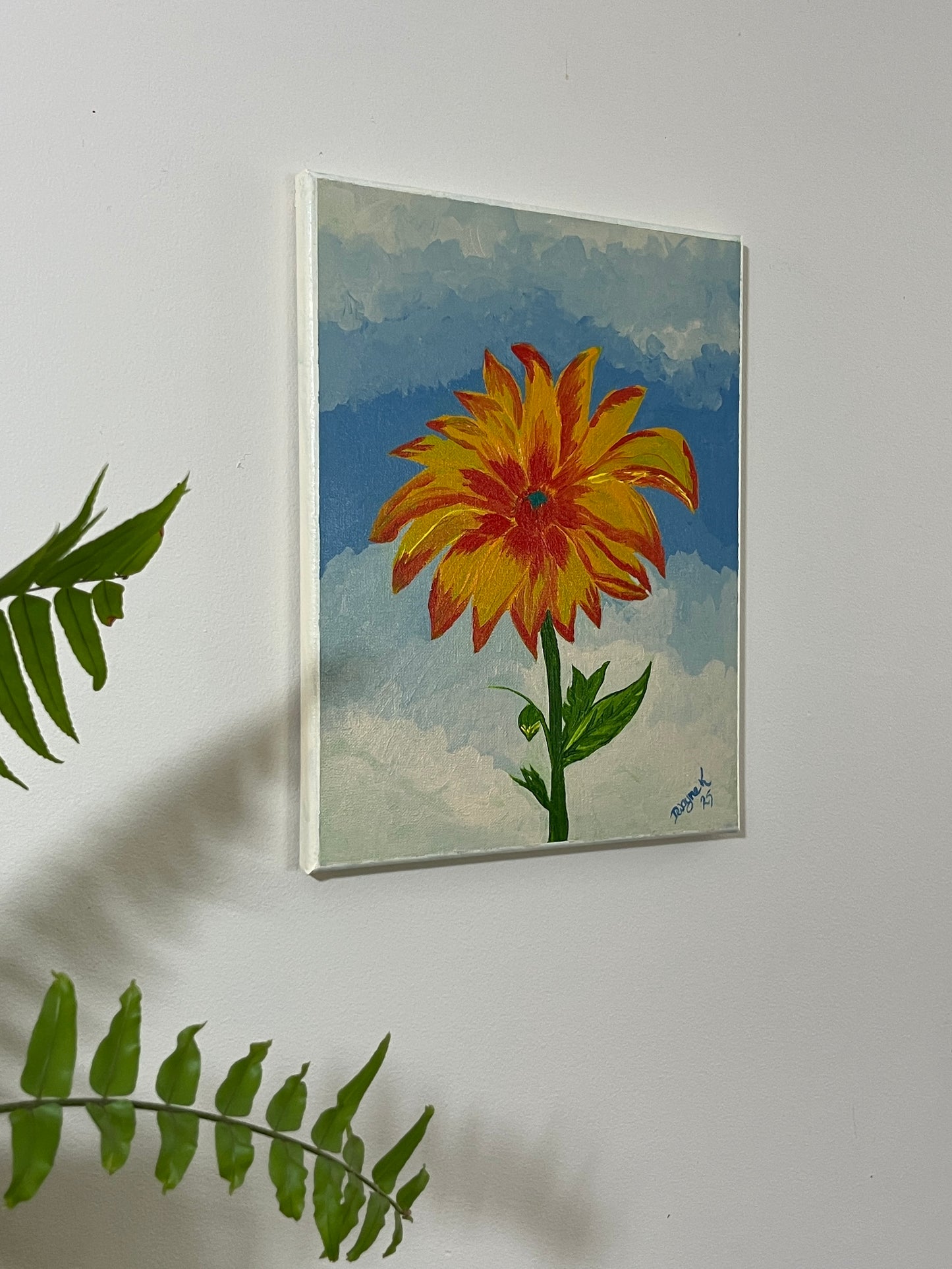 'Not A Sunflower' - Acrylic on Canvas - by Dwayne Wannamarra Wyndier Andrew Kennedy