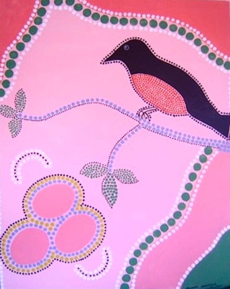 Red Robin, 100x80cm, Acrylic on canvas, c. 2008