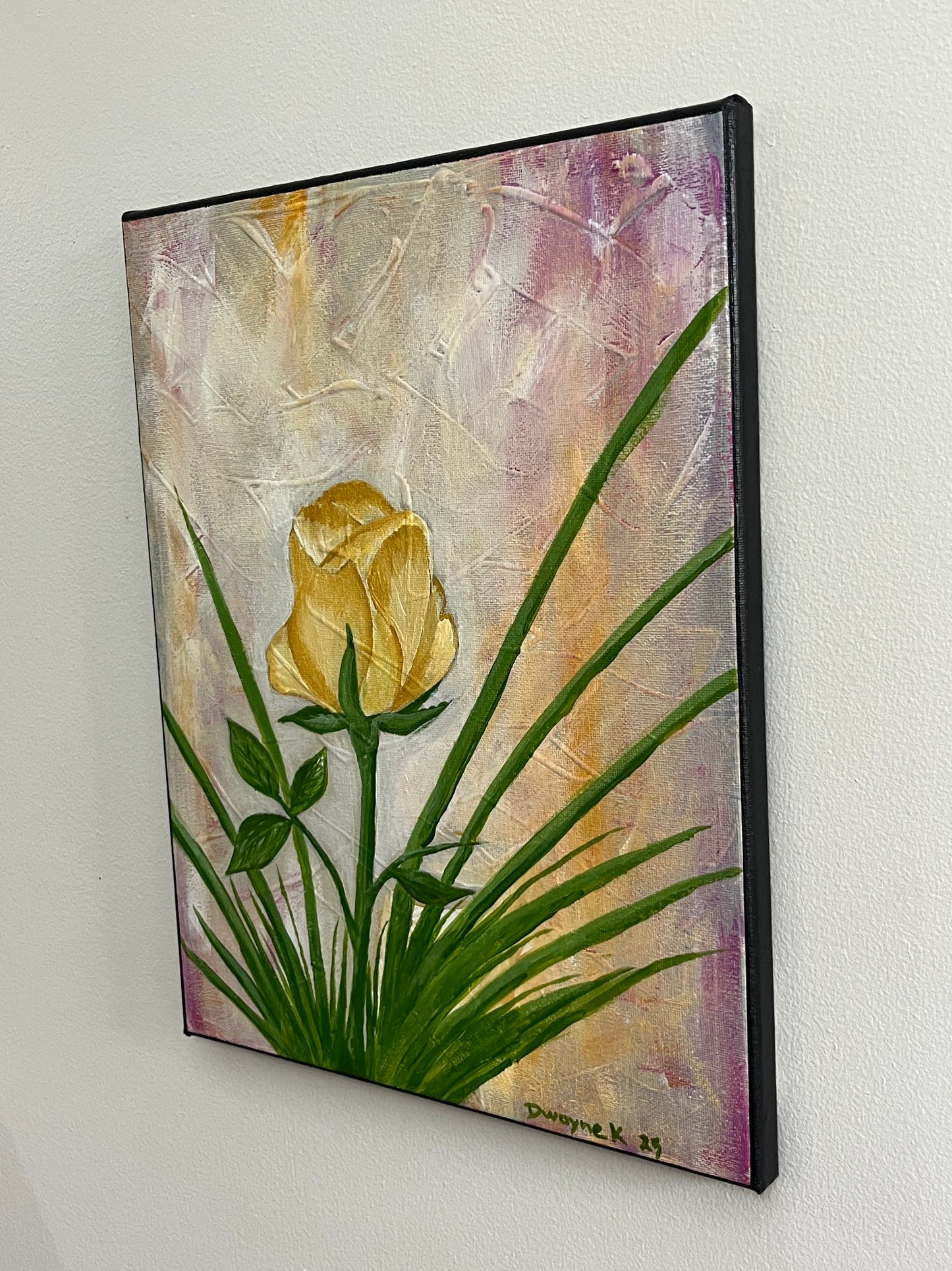 'Rose Lee' - Acrylic on Canvas - by Dwayne Wannamarra Wyndier Andrew Kennedy